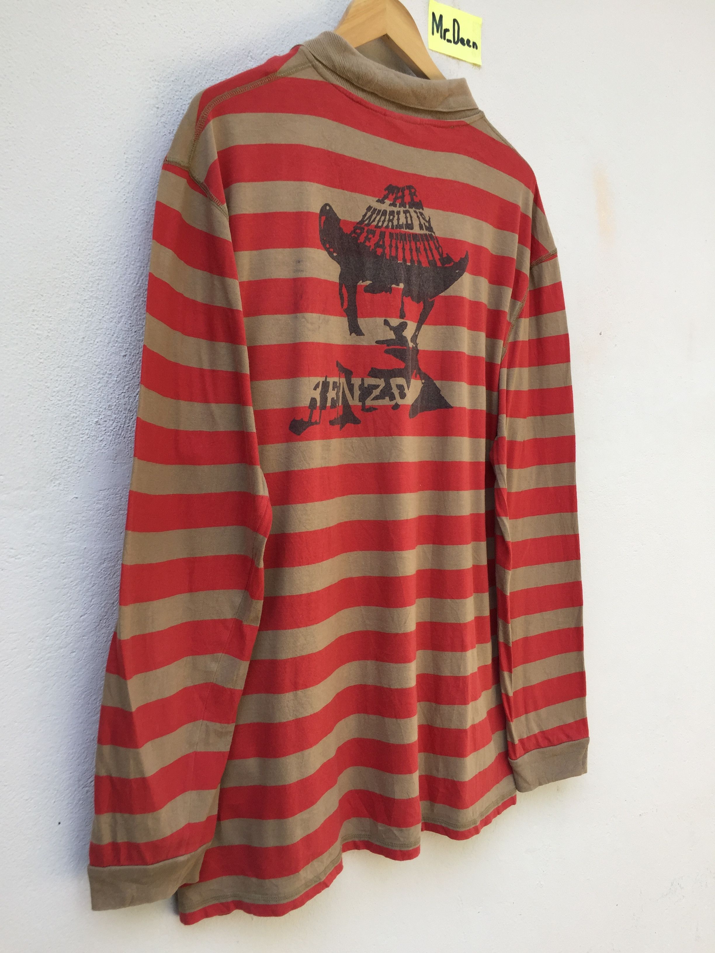 Kenzo Kenzo Homme Stripes Long Sleeve Size US L / EU 52-54 / 3 - 10 Thumbnail