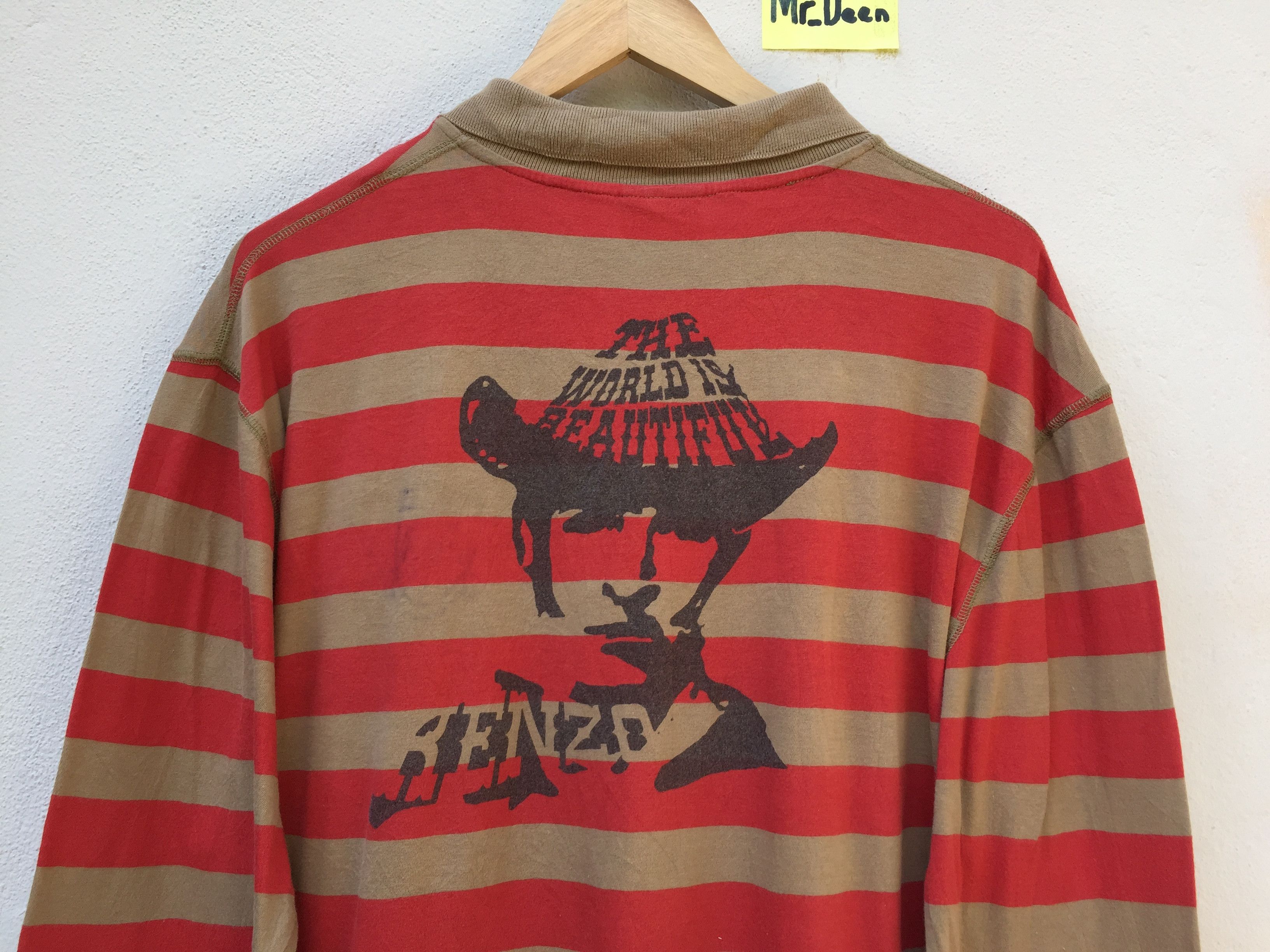 Kenzo Kenzo Homme Stripes Long Sleeve Size US L / EU 52-54 / 3 - 12 Thumbnail