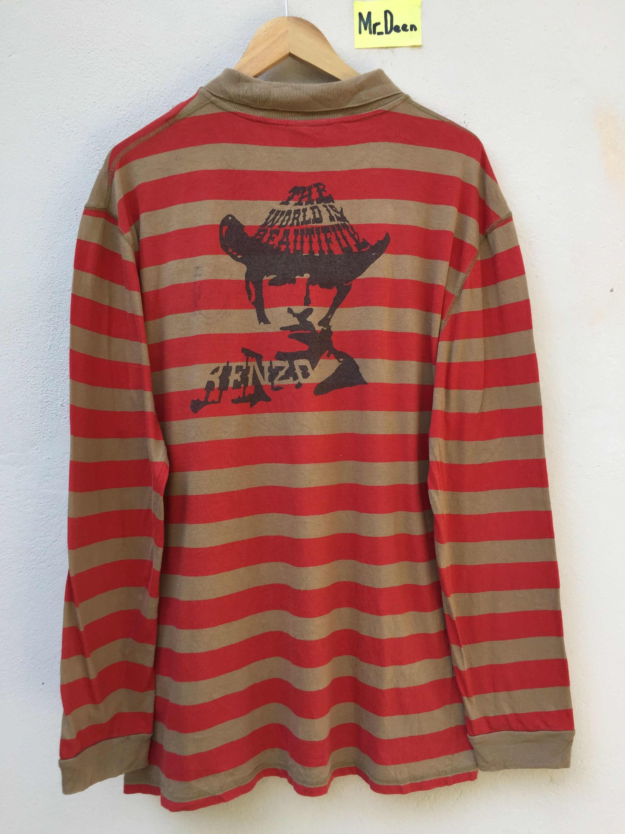 Kenzo Kenzo Homme Stripes Long Sleeve Size US L / EU 52-54 / 3 - 9 Thumbnail