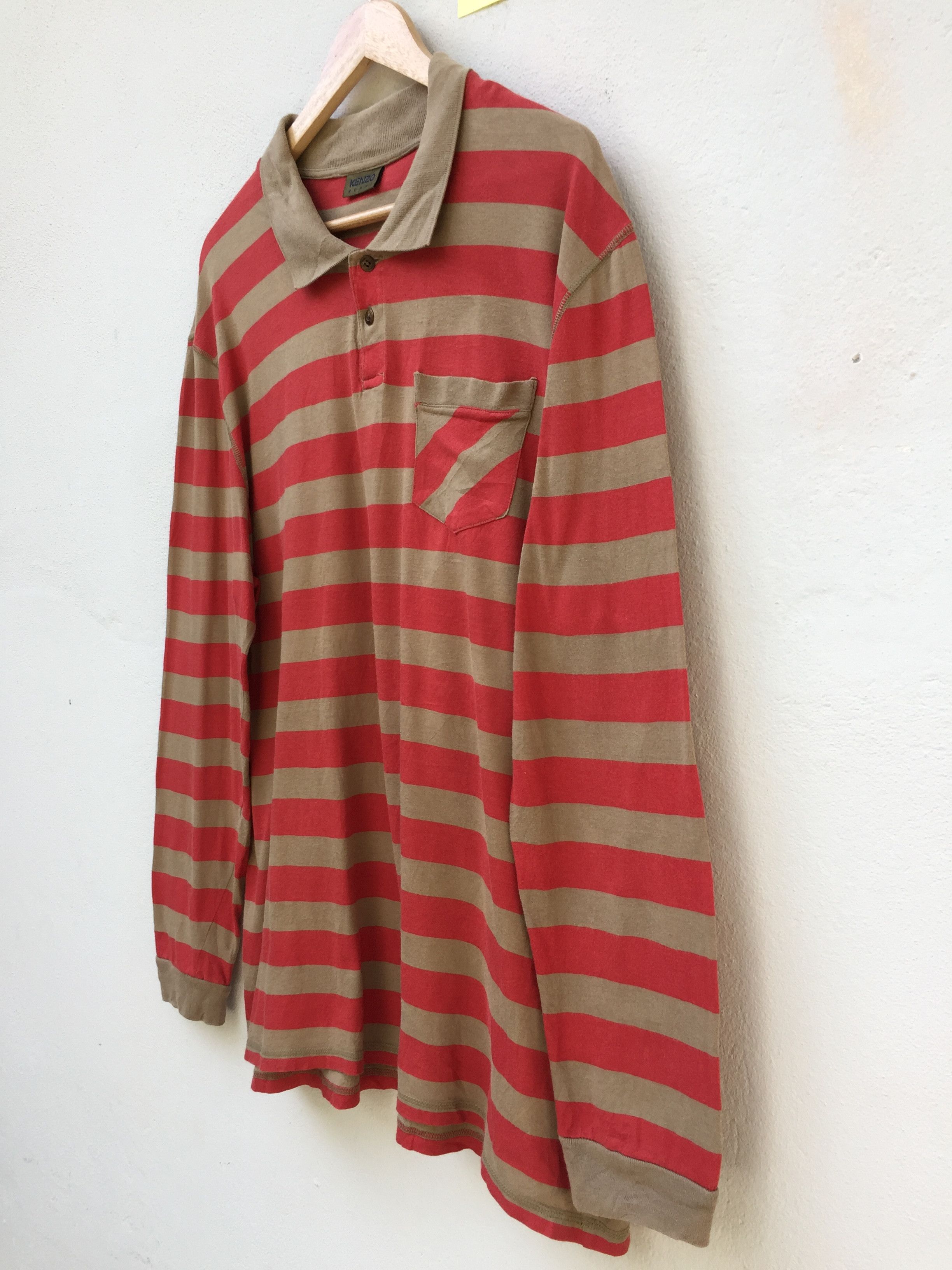 Kenzo Kenzo Homme Stripes Long Sleeve Size US L / EU 52-54 / 3 - 4 Thumbnail