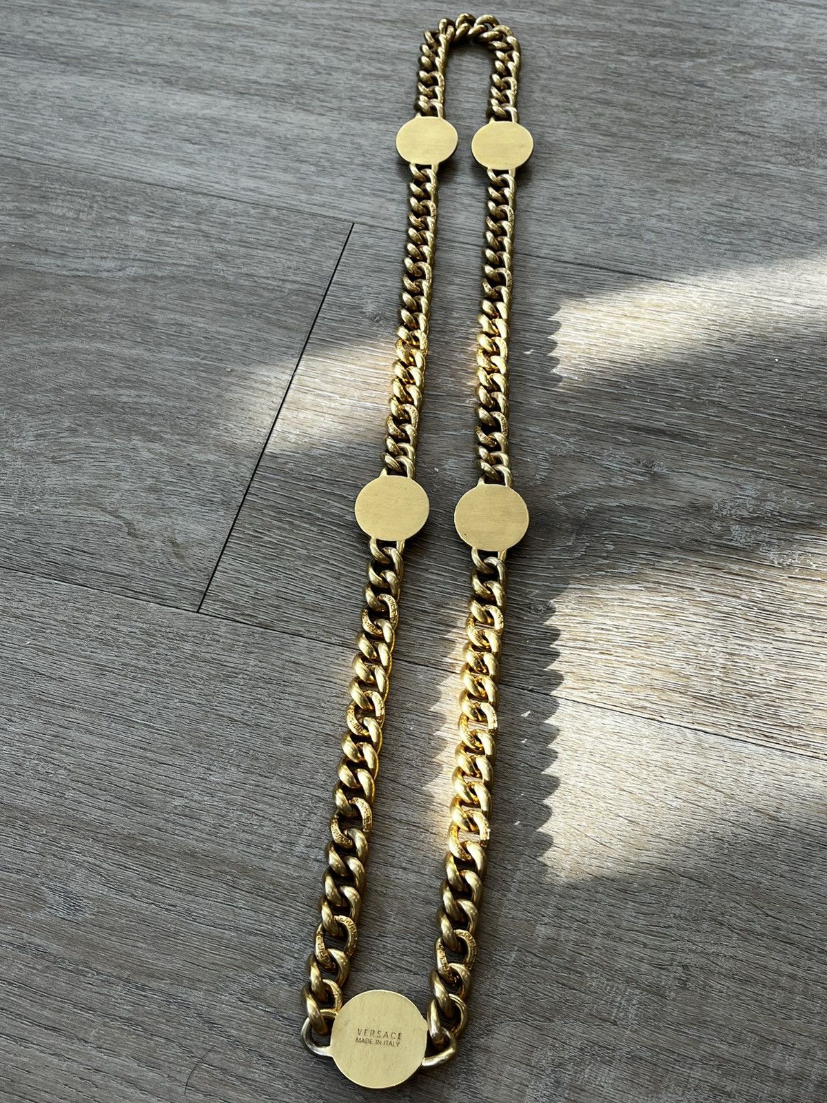 Versace × Vintage Versace MEDUSA CHAIN NECKLACE (unisex) Size ONE SIZE - 2 Thumbnail