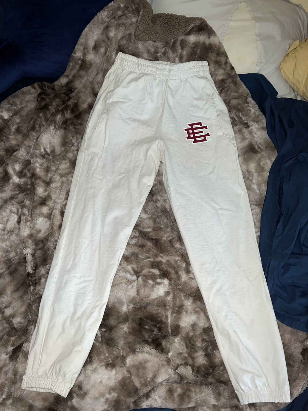 image of Eric Emanuel Lw Sweats Ivory, Men's (Size 32)