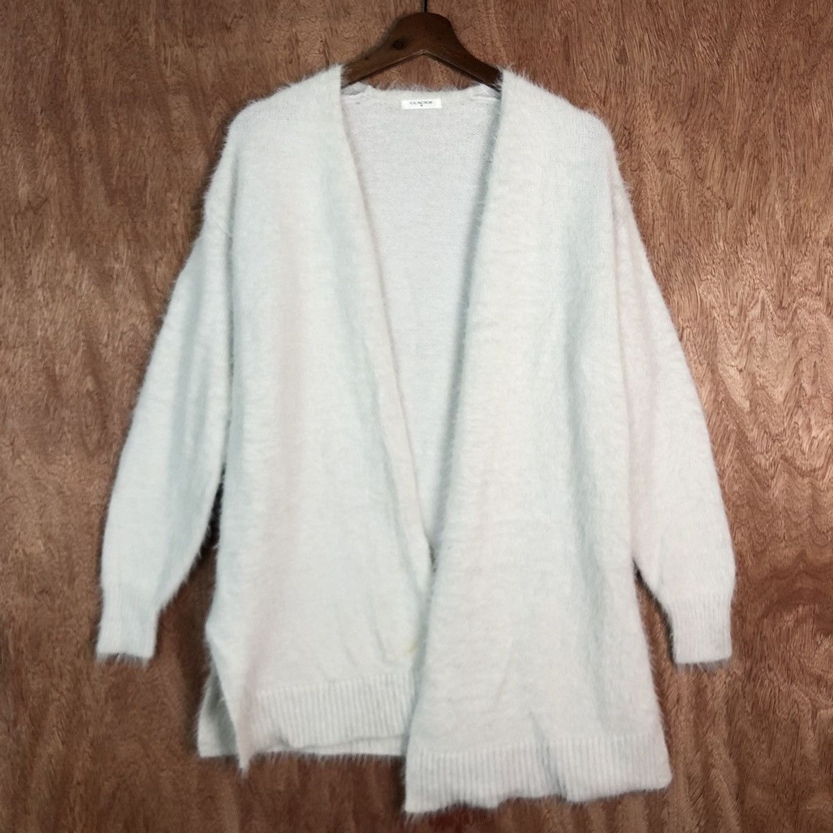 Japanese Brand Glacier White Mohair Cardigan Knitwear Sweater Size US M / EU 48-50 / 2 - 3 Thumbnail
