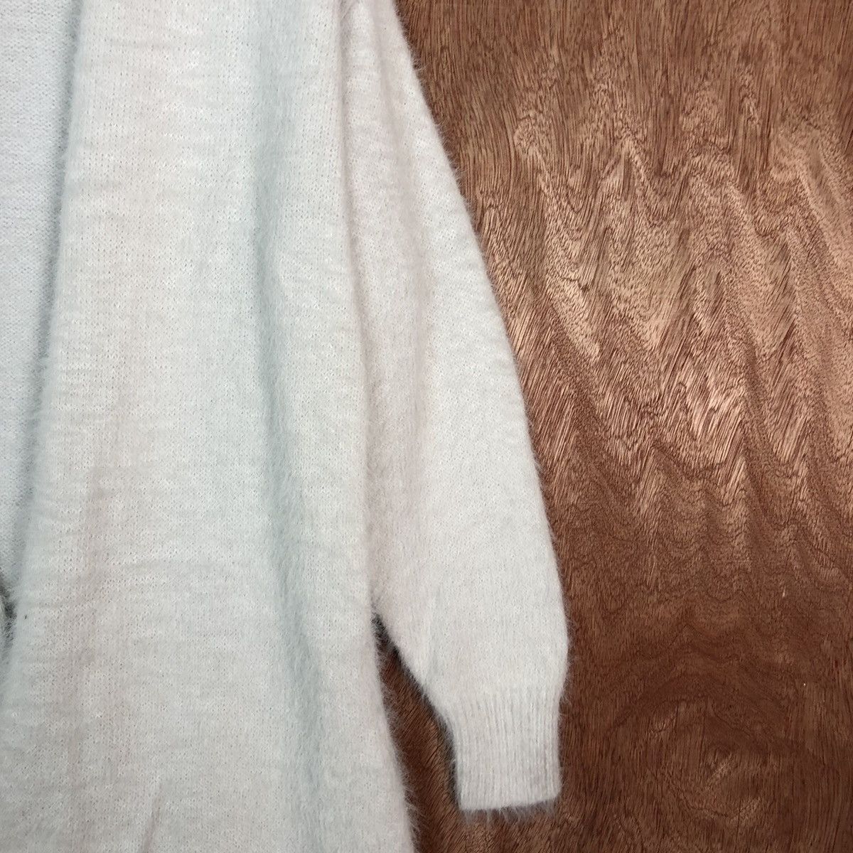 Japanese Brand Glacier White Mohair Cardigan Knitwear Sweater Size US M / EU 48-50 / 2 - 5 Thumbnail