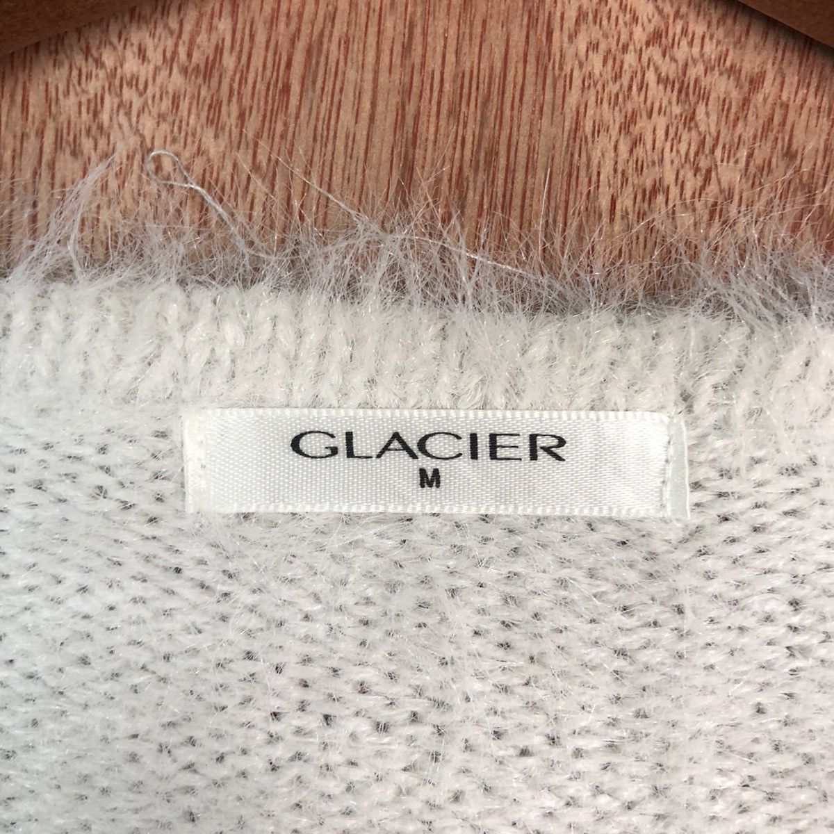 Japanese Brand Glacier White Mohair Cardigan Knitwear Sweater Size US M / EU 48-50 / 2 - 8 Thumbnail