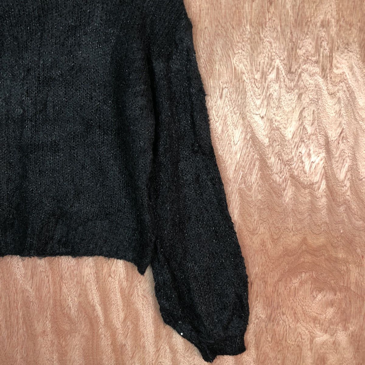 Homespun Knitwear Japanese Brand Black Mohair Baggy Knitwear Size US M / EU 48-50 / 2 - 5 Thumbnail