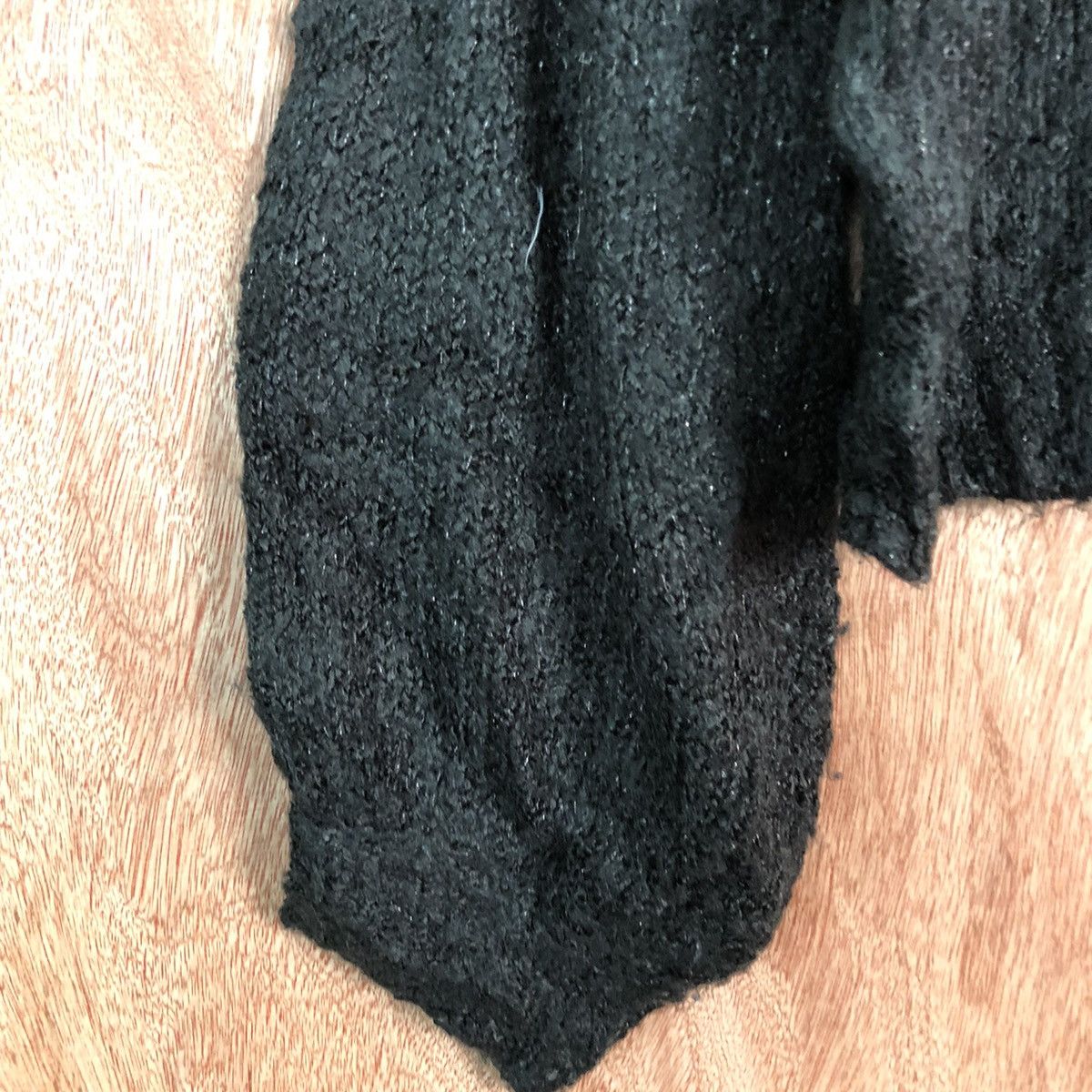 Homespun Knitwear Japanese Brand Black Mohair Baggy Knitwear Size US M / EU 48-50 / 2 - 6 Thumbnail