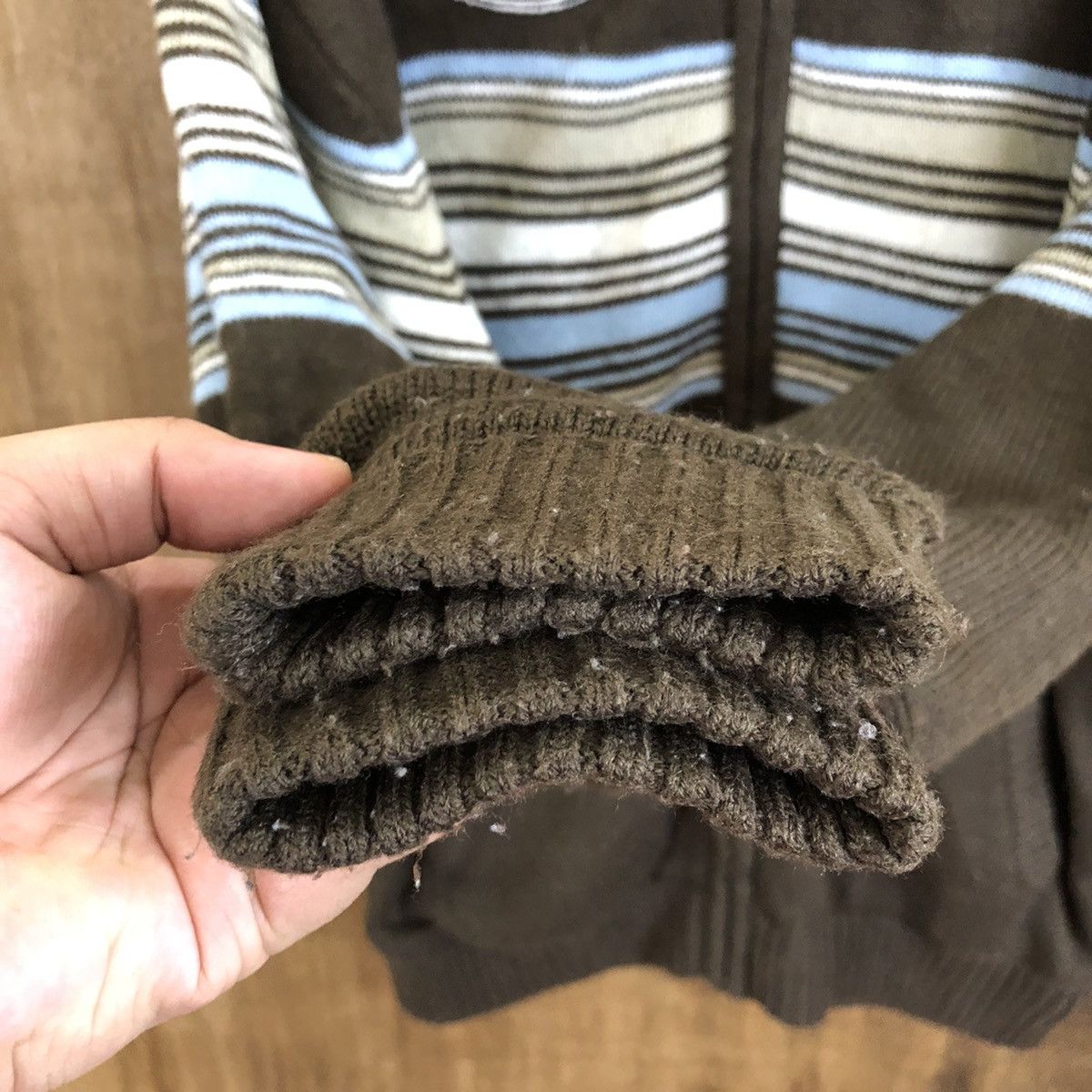 Vintage Surf 66 Brown Knitwear Sweater #125 Size US L / EU 52-54 / 3 - 6 Thumbnail