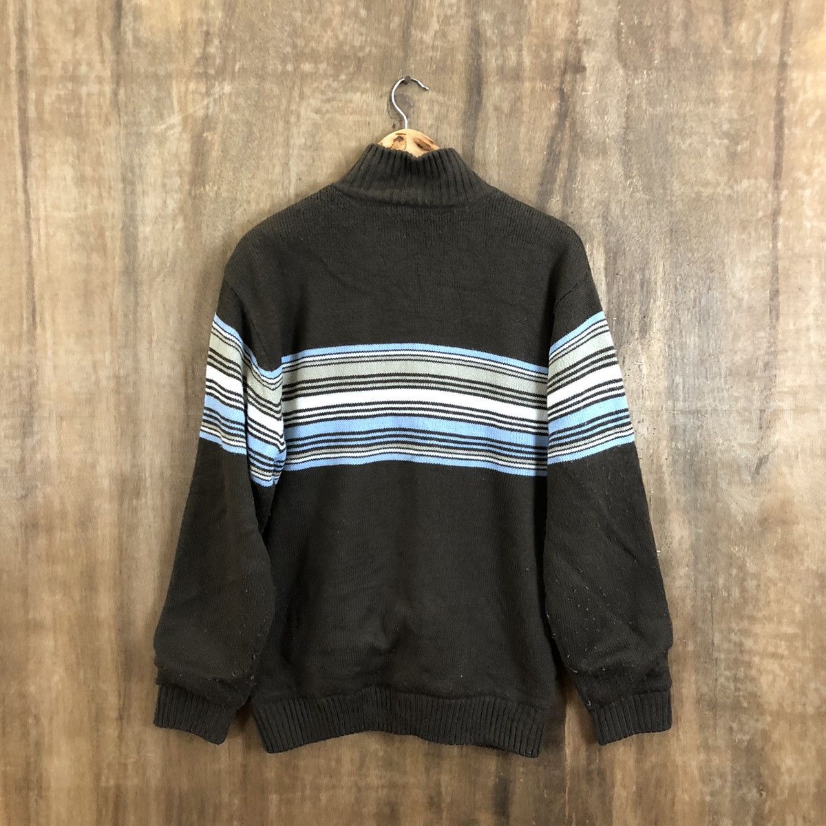 Vintage Surf 66 Brown Knitwear Sweater #125 Size US L / EU 52-54 / 3 - 9 Thumbnail