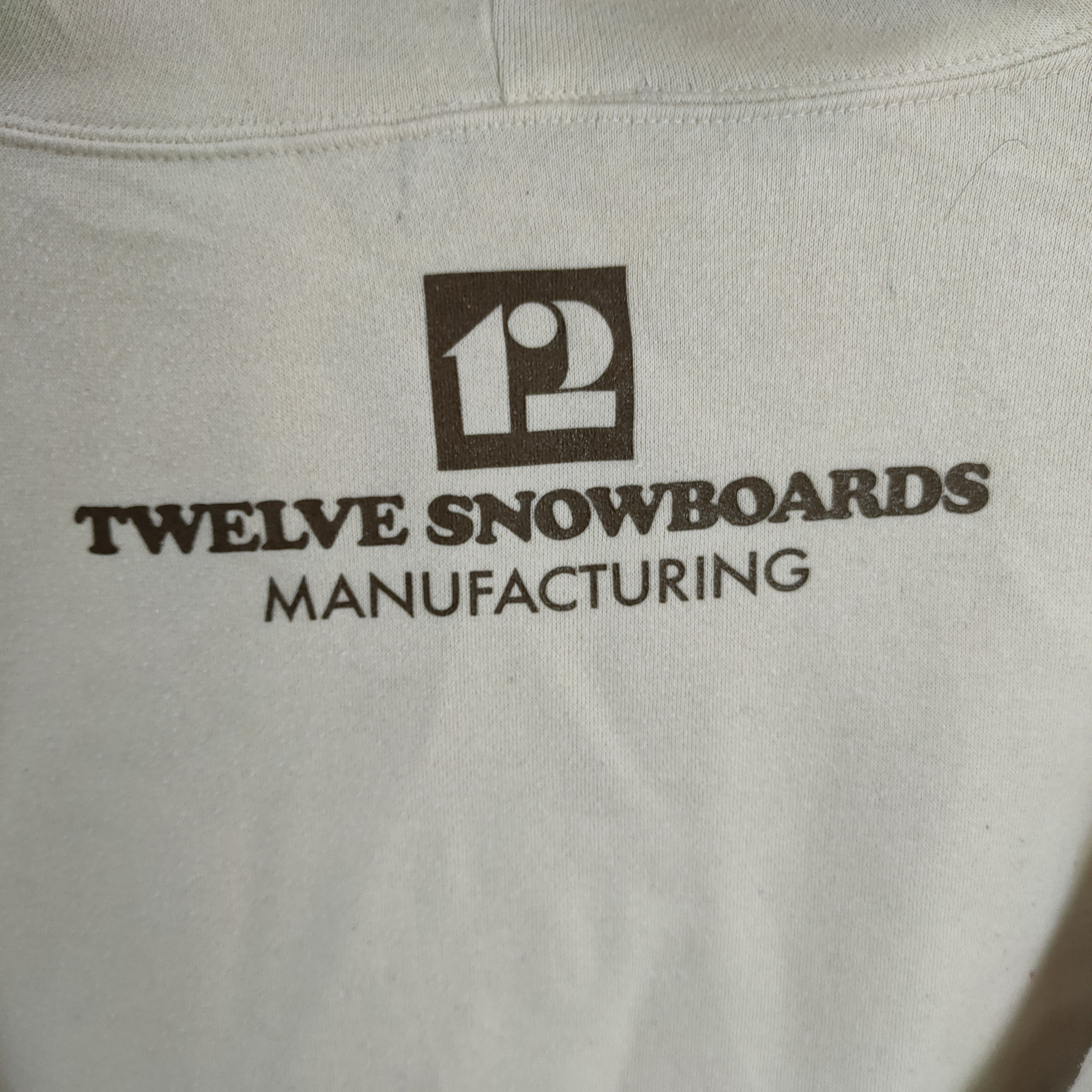 Japanese Brand VINTAGE TWELVE SNOWBOARD COMPANY SWEATSHIRTS HOODIES Size US XL / EU 56 / 4 - 10 Thumbnail