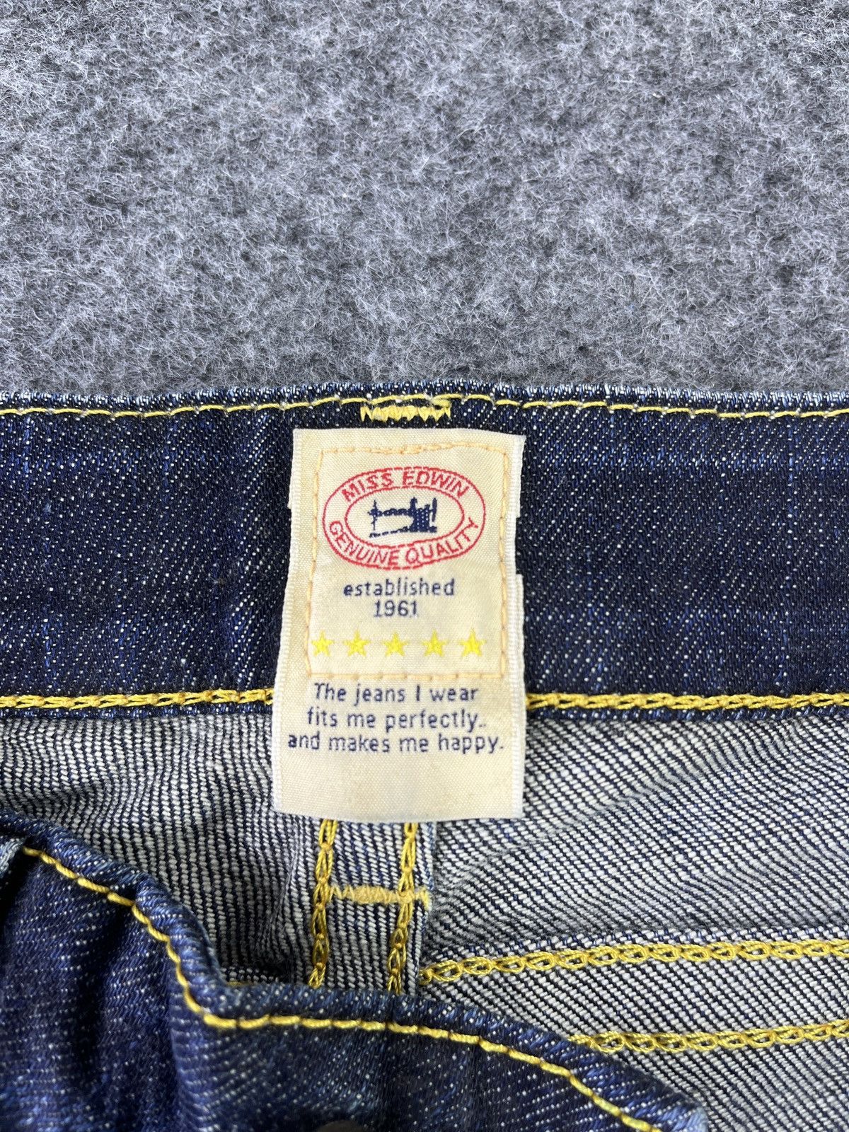 Edwin Miss Edwin Tight Straight Blue Jeans - J850 Size 30" / US 8 / IT 44 - 6 Thumbnail