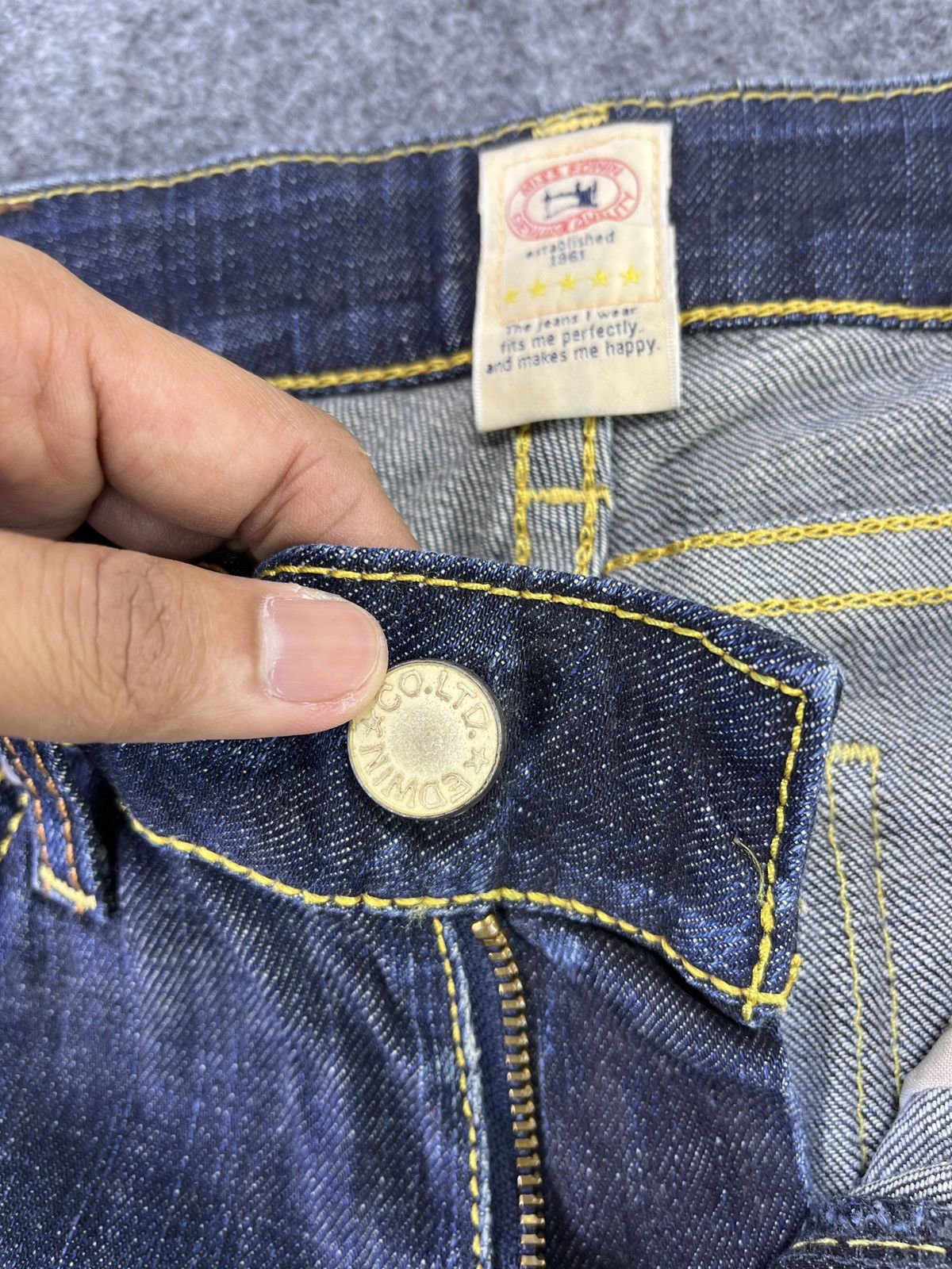 Edwin Miss Edwin Tight Straight Blue Jeans - J850 Size 30" / US 8 / IT 44 - 7 Thumbnail