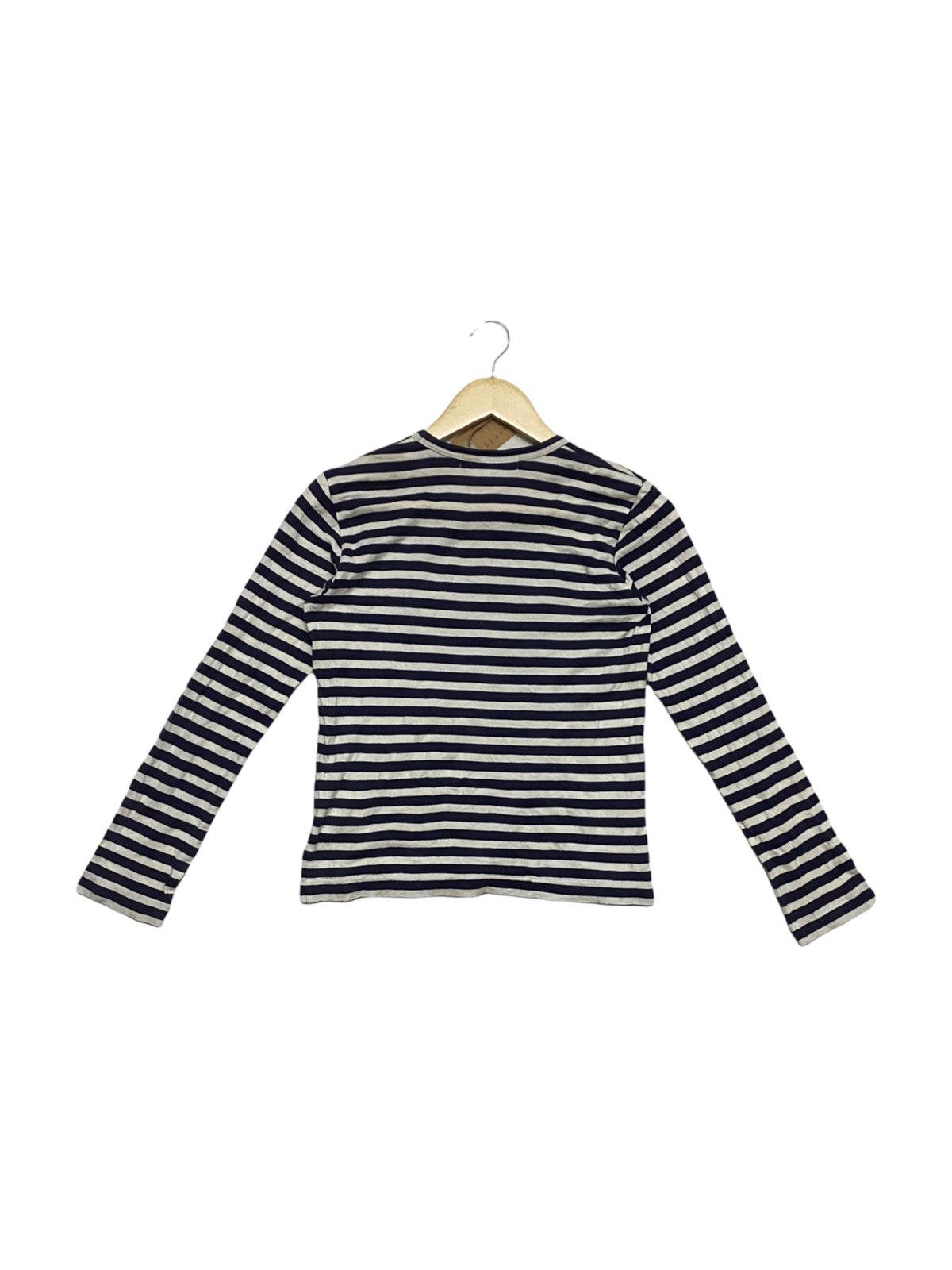 Comme des Garcons Comme des Garçons PLAY Long Sleeve Stripe Shirt Size S / US 4 / IT 40 - 4 Thumbnail