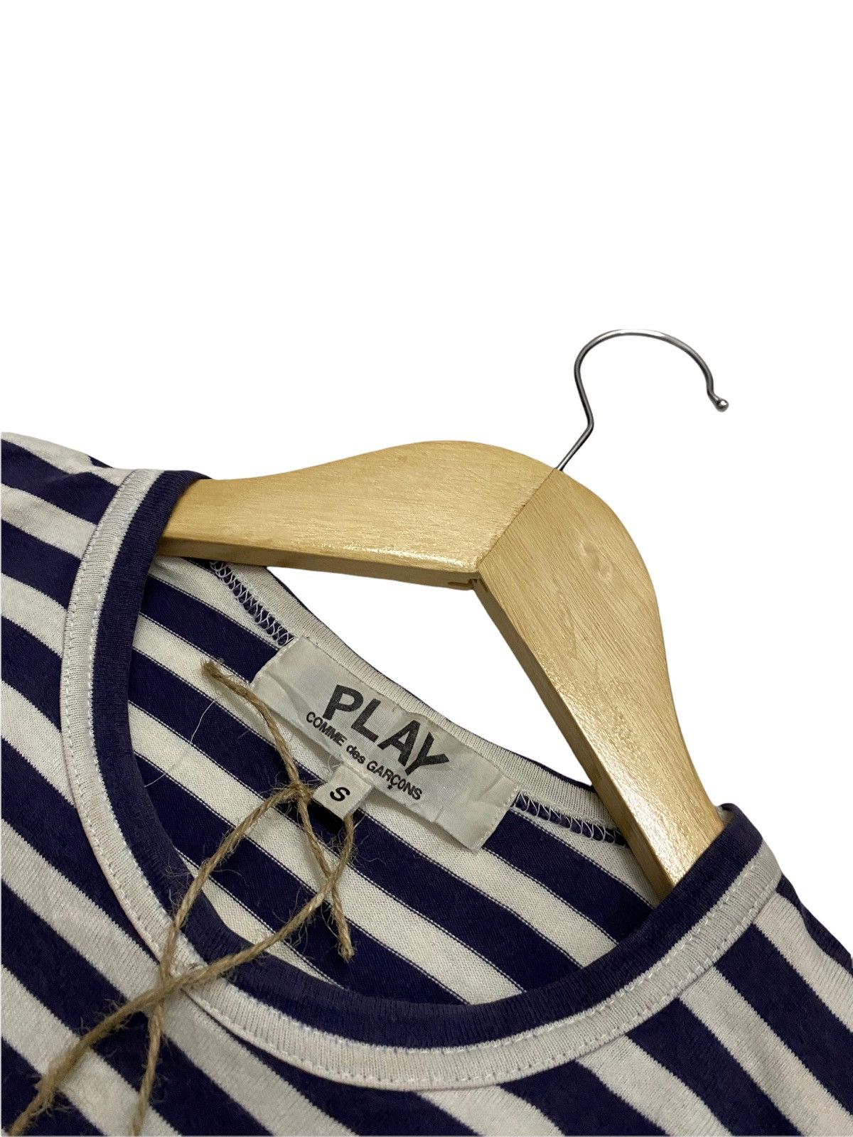 Comme des Garcons Comme des Garçons PLAY Long Sleeve Stripe Shirt Size S / US 4 / IT 40 - 6 Thumbnail