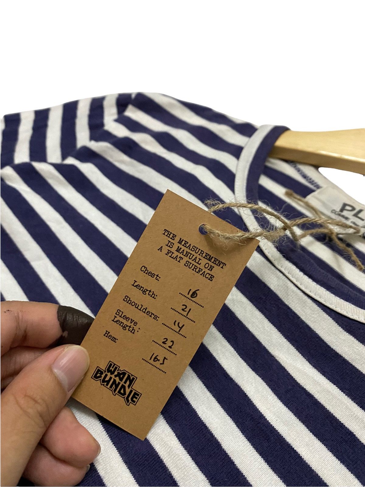 Comme des Garcons Comme des Garçons PLAY Long Sleeve Stripe Shirt Size S / US 4 / IT 40 - 7 Thumbnail