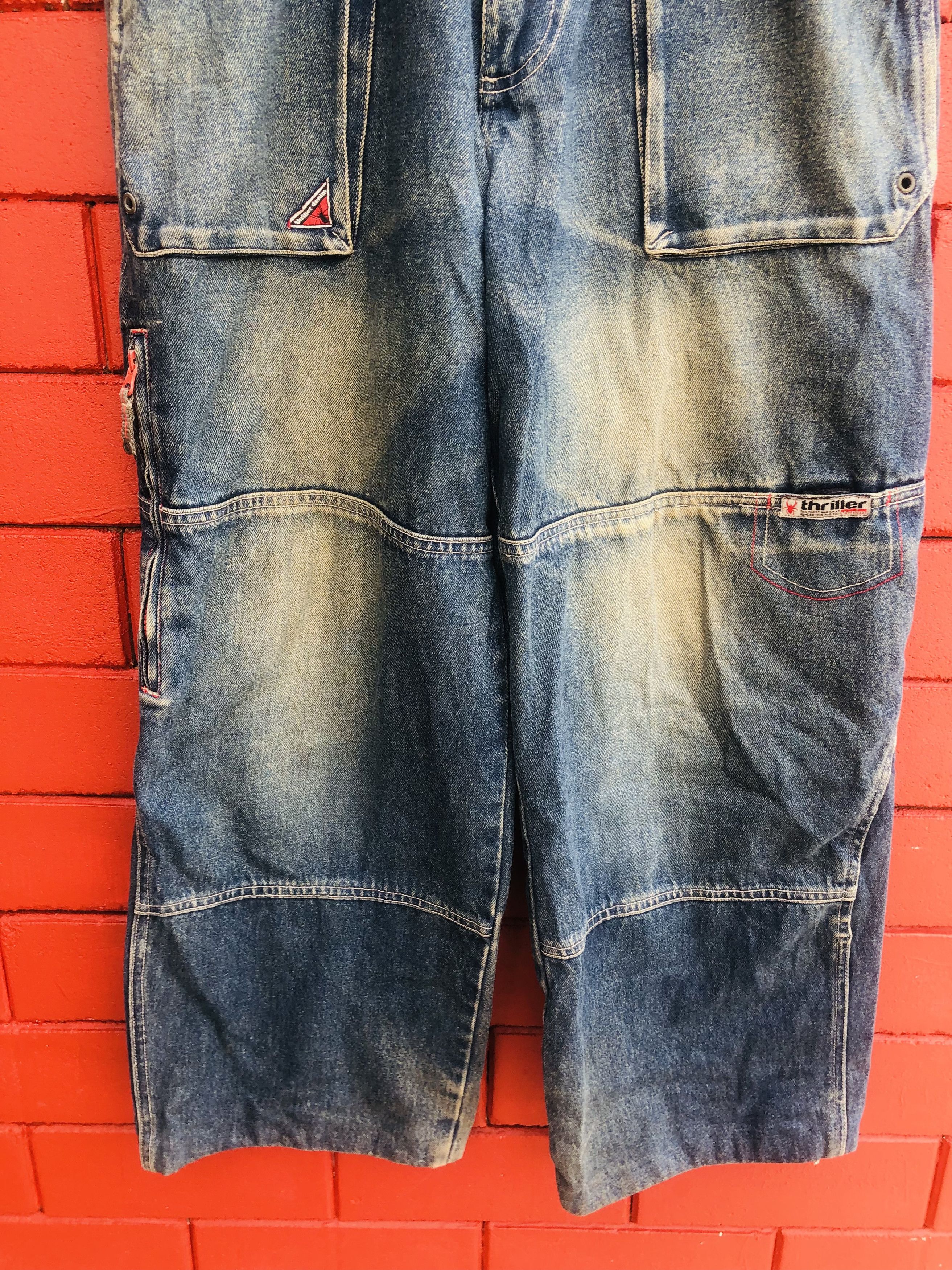 Japanese Brand Vintage Thriller Hip Hop Streetwear Designer Fashion Style Size US 31 - 4 Thumbnail