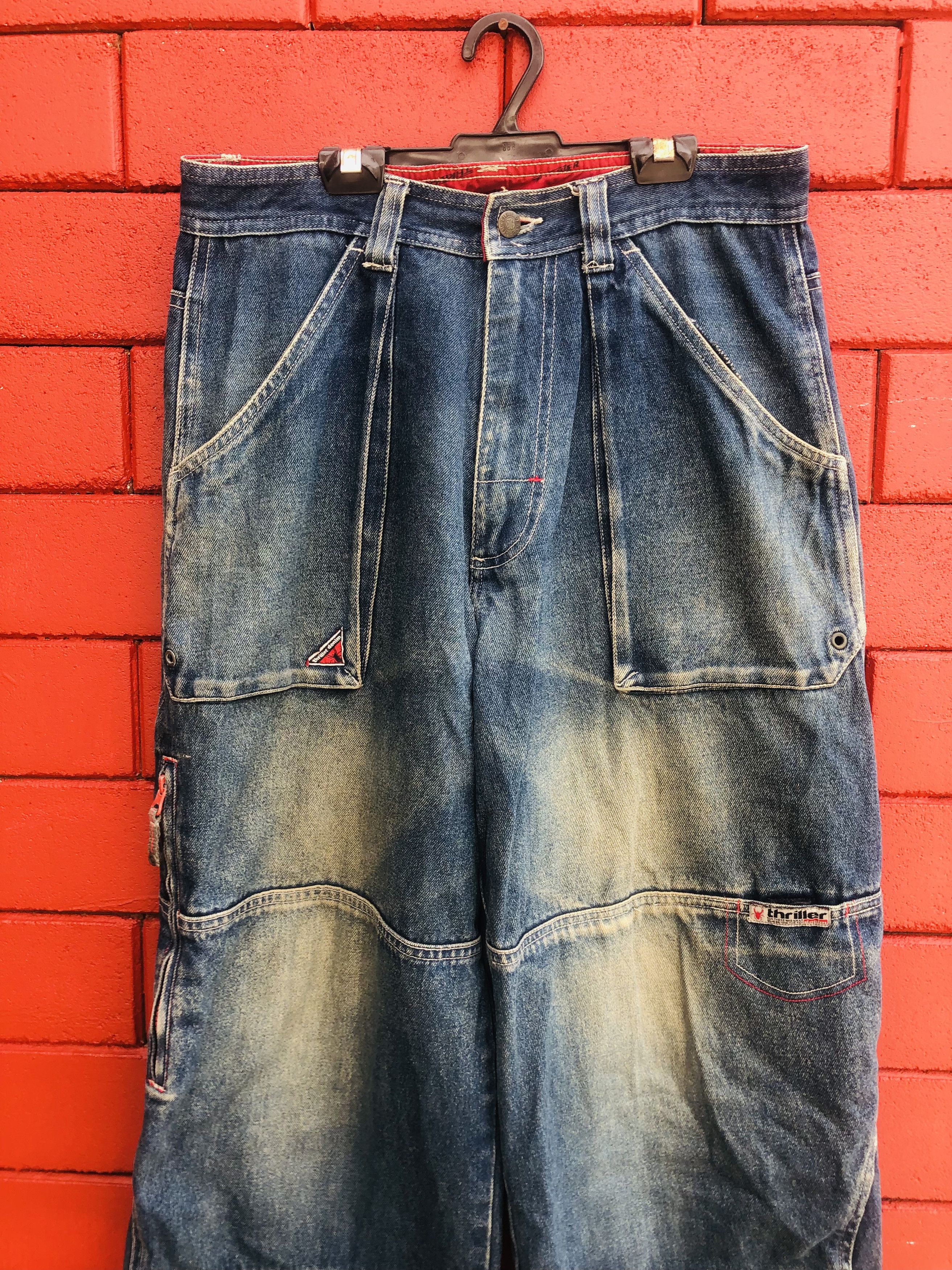 Japanese Brand Vintage Thriller Hip Hop Streetwear Designer Fashion Style Size US 31 - 3 Thumbnail