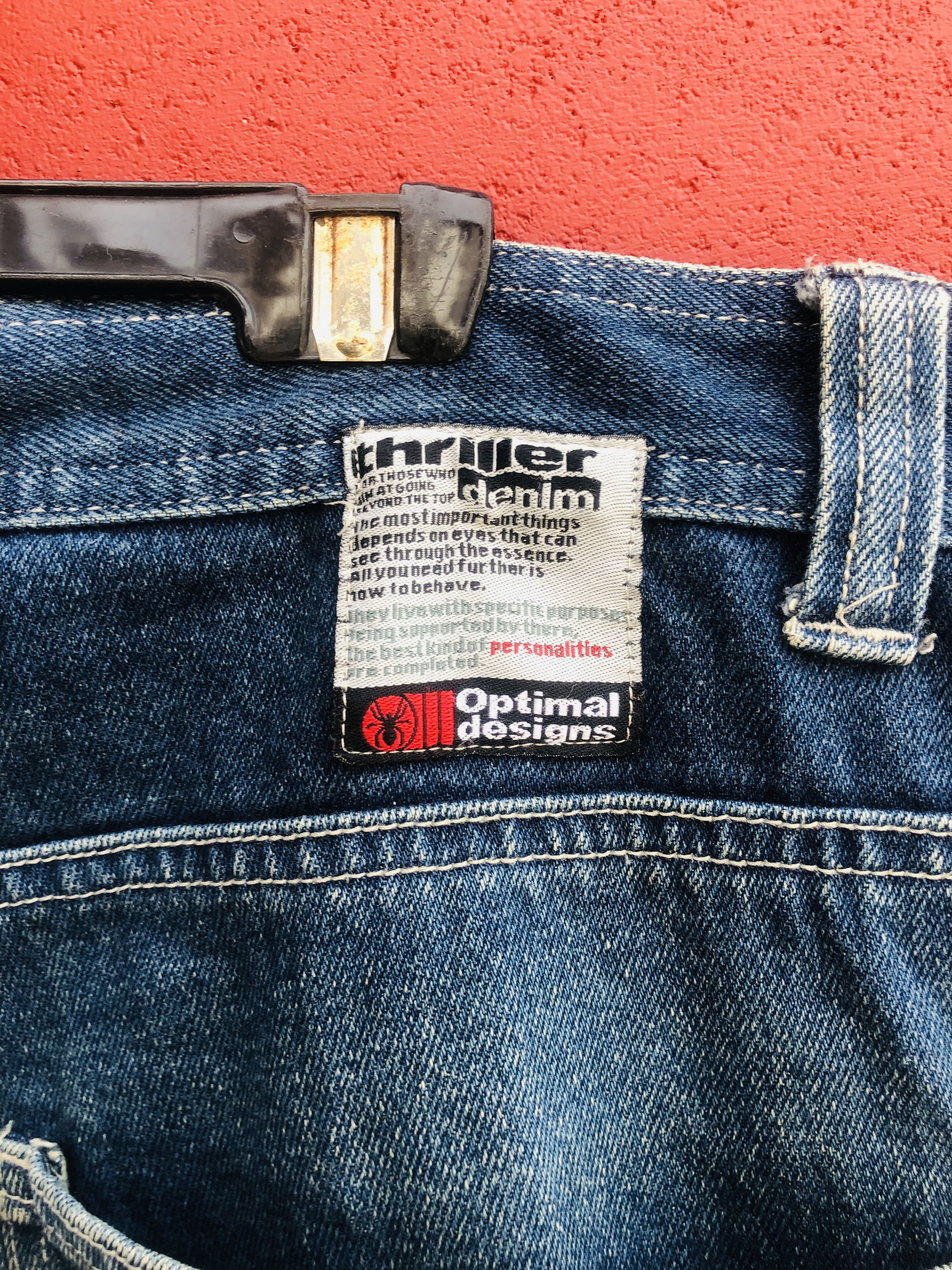 Japanese Brand Vintage Thriller Hip Hop Streetwear Designer Fashion Style Size US 31 - 12 Thumbnail