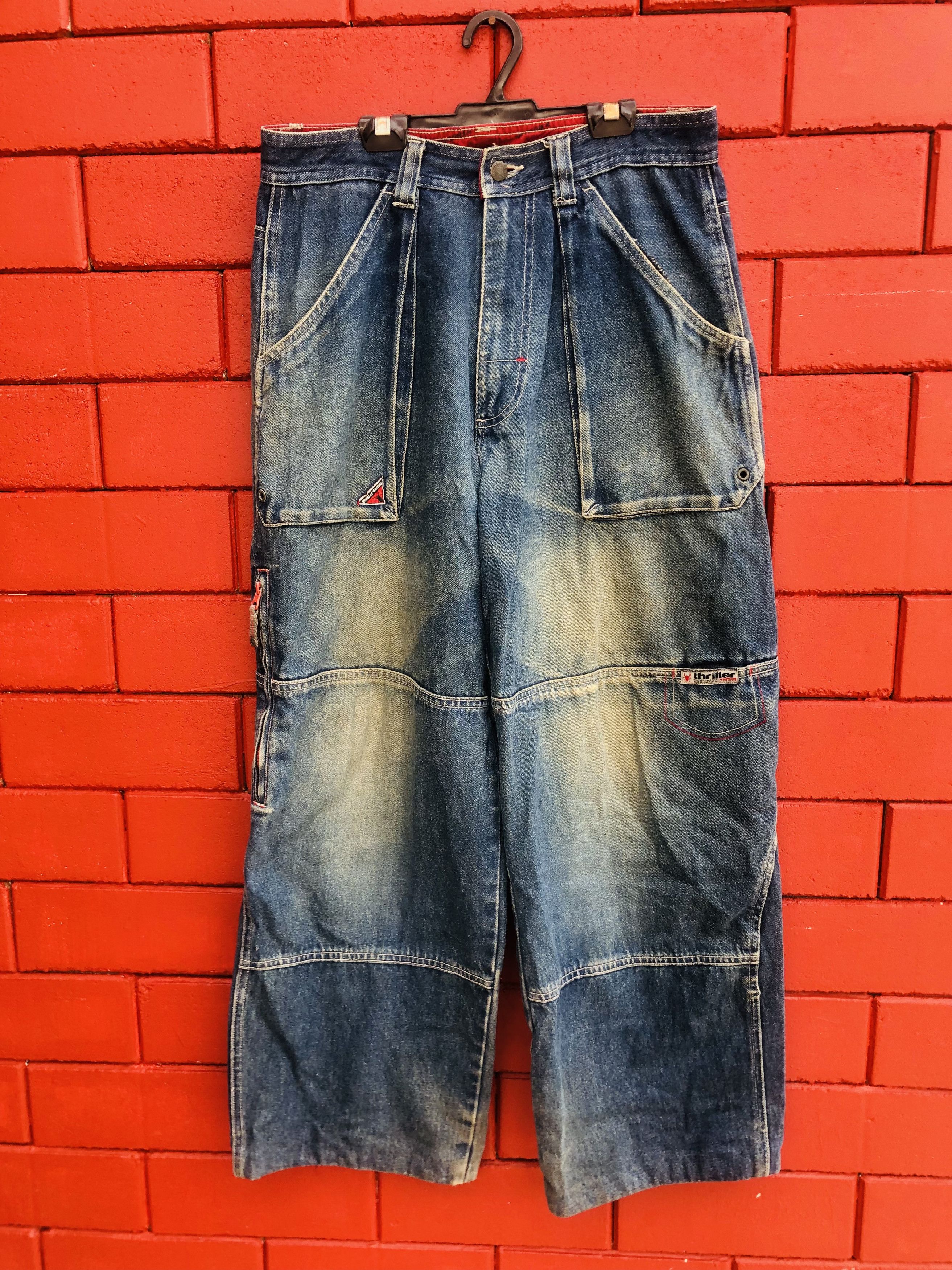 Japanese Brand Vintage Thriller Hip Hop Streetwear Designer Fashion Style Size US 31 - 1 Thumbnail