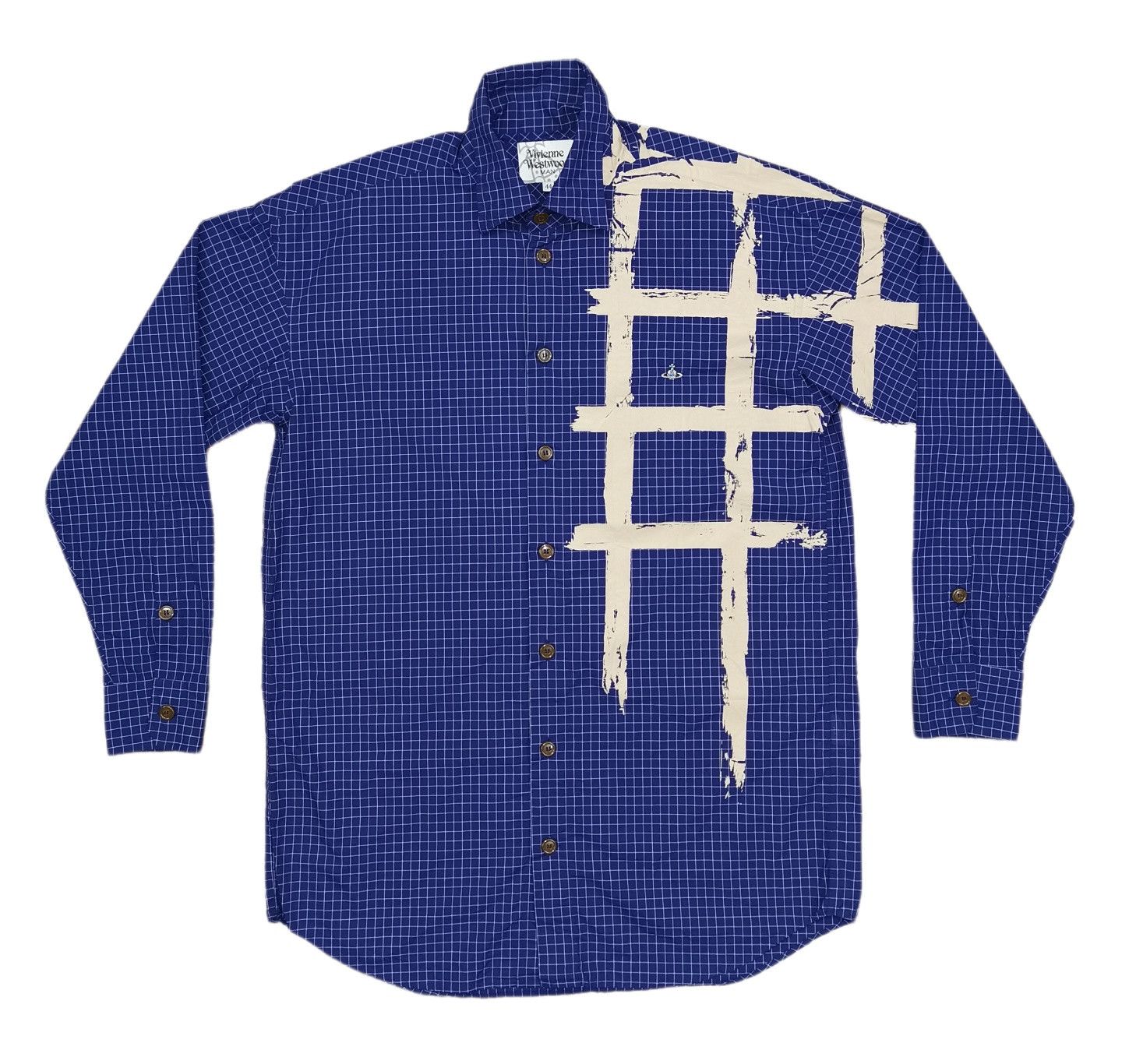 Vivienne Westwood Vivienne Westwood Checkered Button Up Long Sleeve Shirt Size US M / EU 48-50 / 2 - 1 Thumbnail