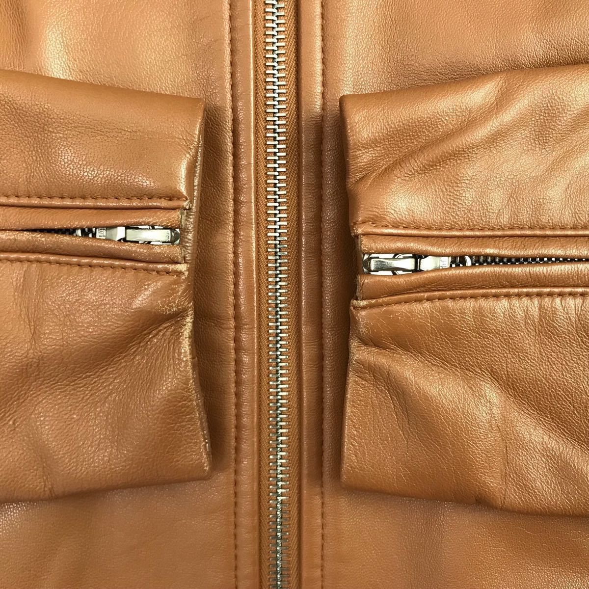 Bape × Vintage BAPE vintage Sheepskin leather motercycle jacket ape NIGO Size US M / EU 48-50 / 2 - 4 Thumbnail