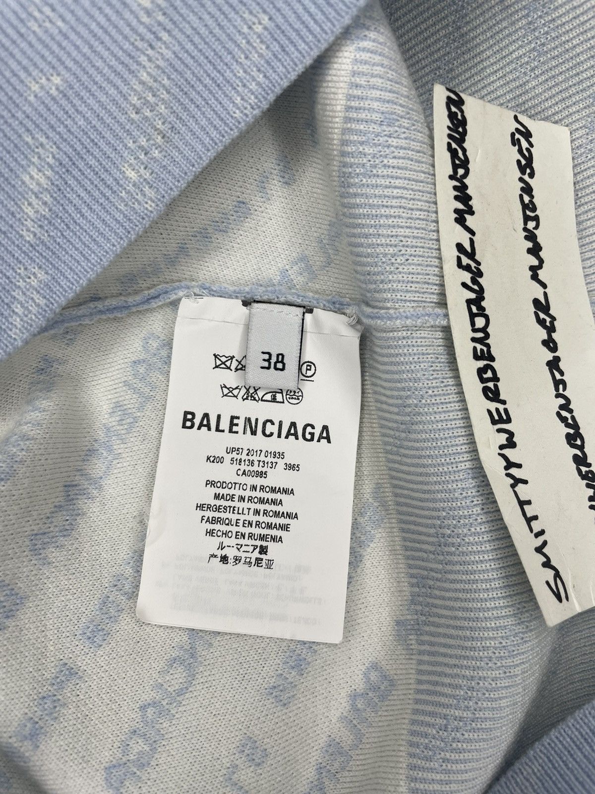 Balenciaga Balenciaga Jacquard Sleeveless Sweater Vest Size S / US 4 / IT 40 - 4 Thumbnail