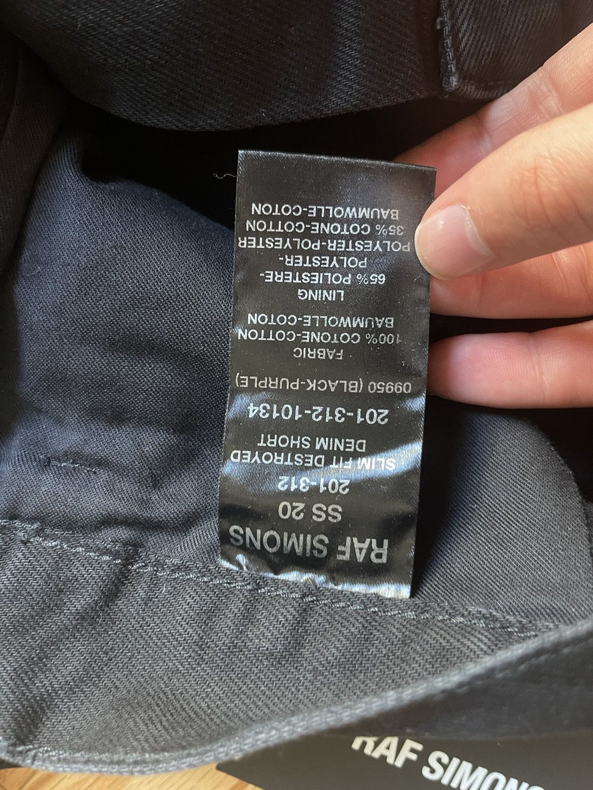 Raf Simons Raf Simons Destroyed Denim Shorts Size US 30 / EU 46 - 6 Thumbnail
