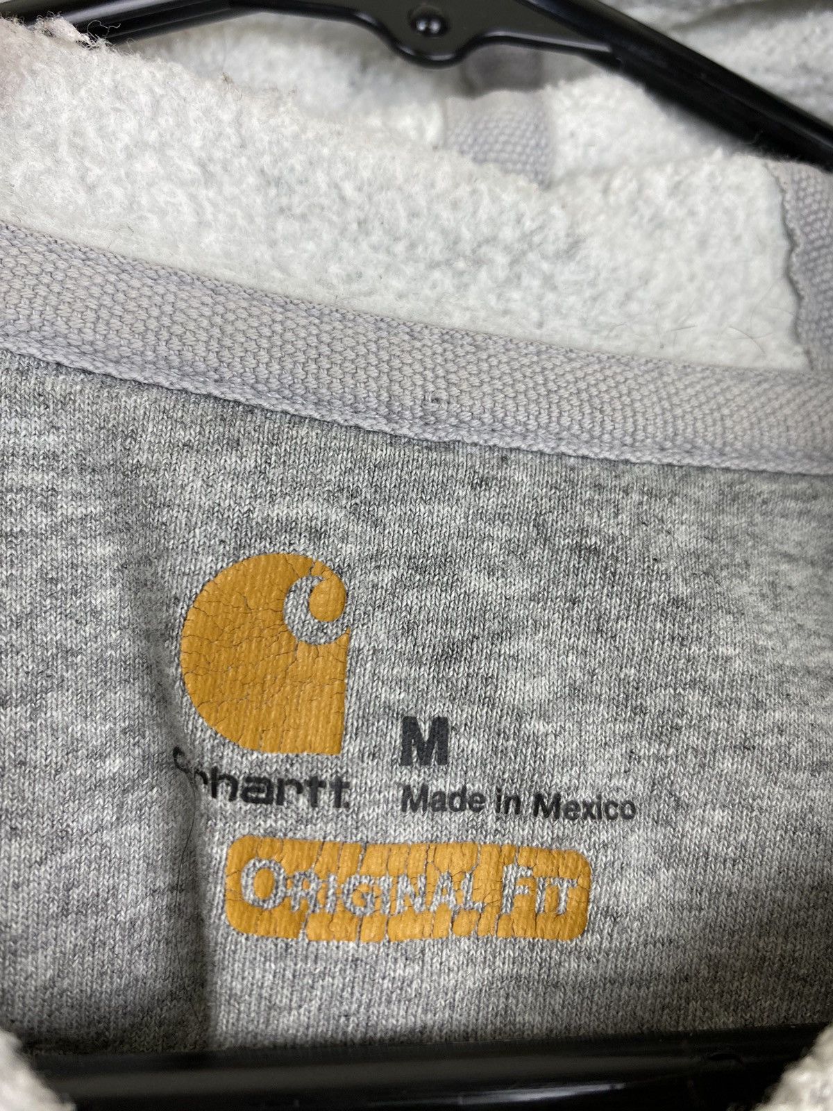 Carhartt × Vintage Vintage Carhartt Grey Pullover Hoodie Original Fit Workwear Size US M / EU 48-50 / 2 - 4 Thumbnail