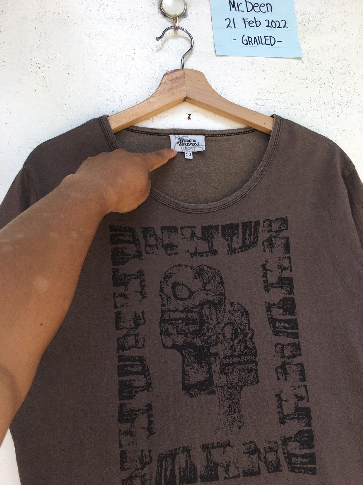 Vivienne Westwood Rare Vintage Vivienne Westwood Skulls Tshirt Size US M / EU 48-50 / 2 - 7 Thumbnail