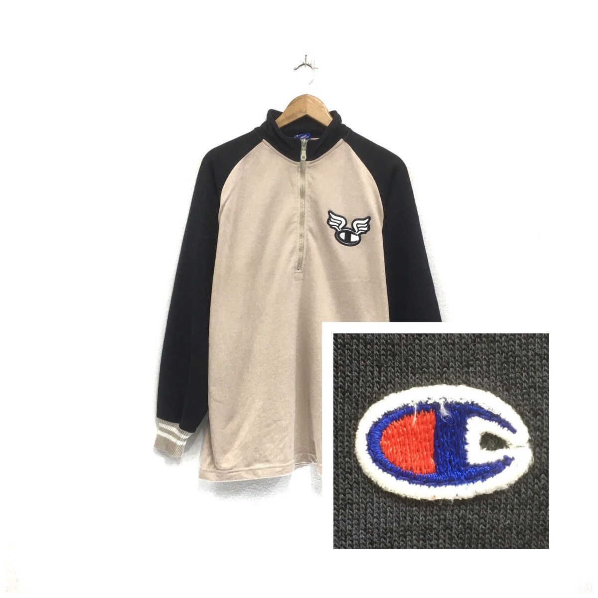 Champion × Vintage Champion Sweatshirt Half Zip Small logo Champion USA Size US M / EU 48-50 / 2 - 1 Thumbnail