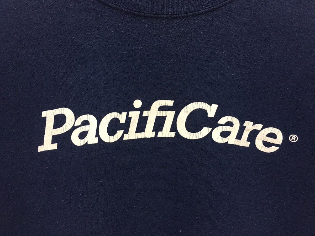 Hanes × Vintage Vintage Pacificare Big Logo Sweatshirt Size US L / EU 52-54 / 3 - 3 Thumbnail