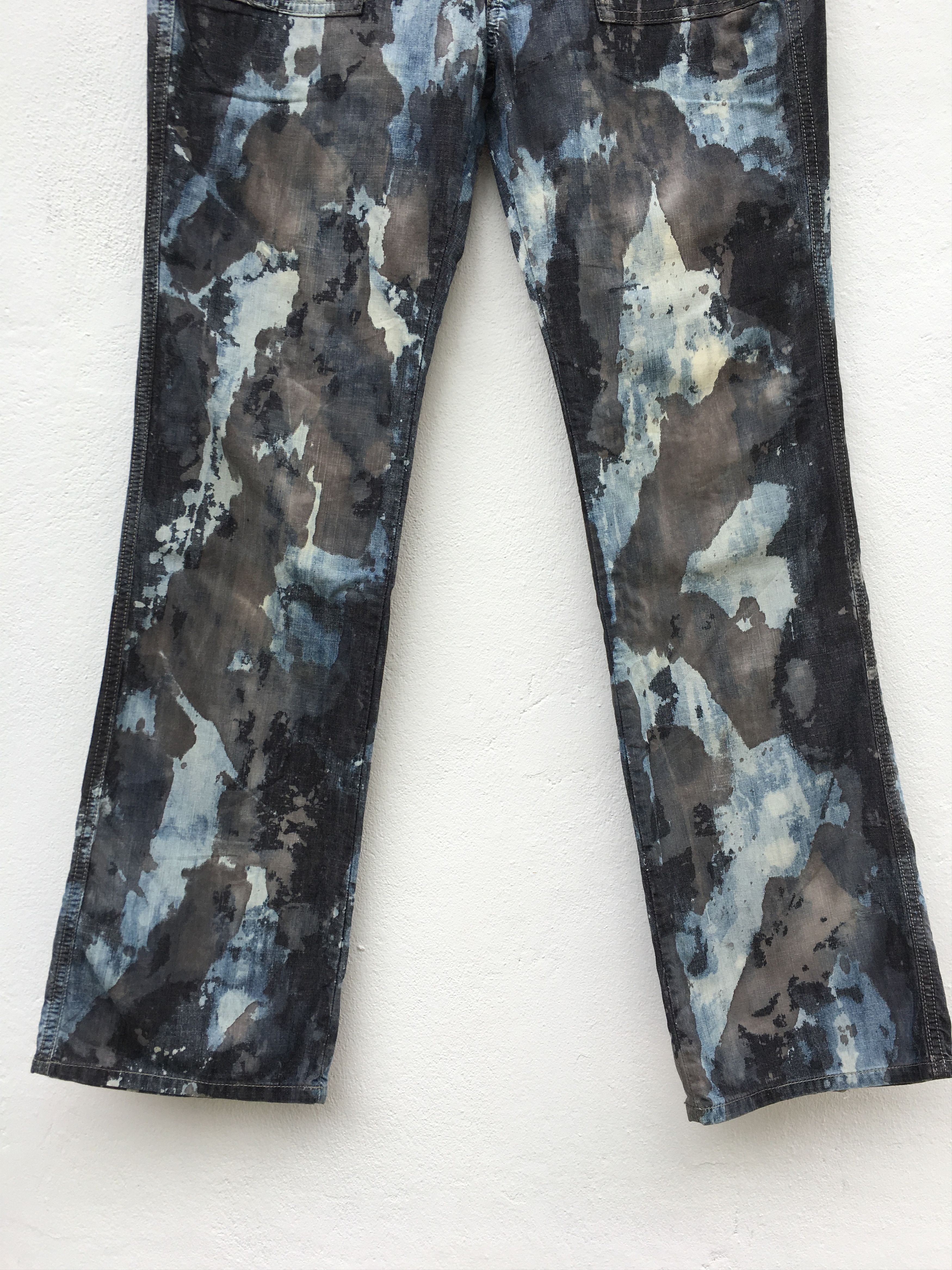 Diesel Rare Diesel Acid Wash Distress Denim Size US 34 / EU 50 - 5 Thumbnail