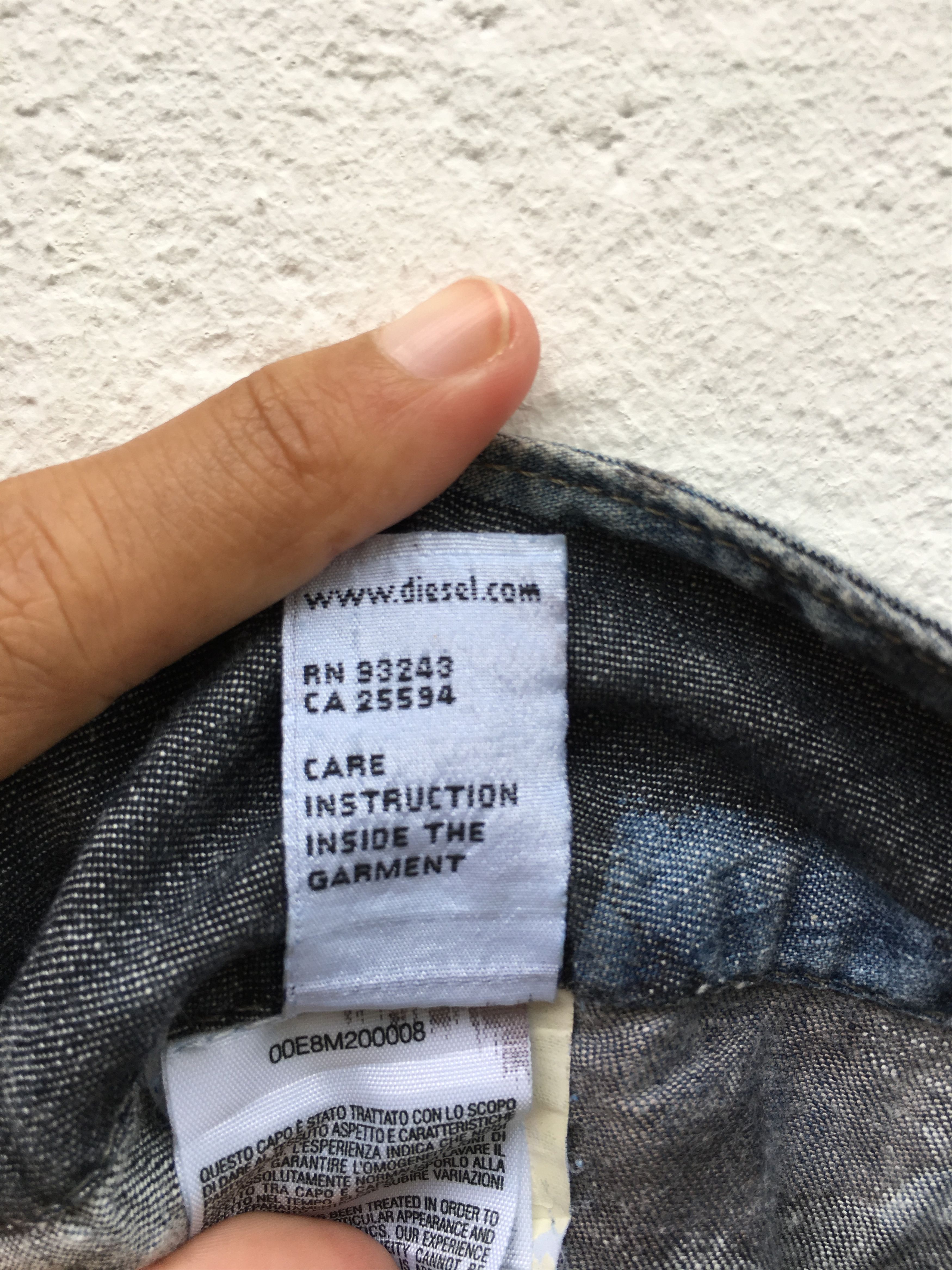 Diesel Rare Diesel Acid Wash Distress Denim Size US 34 / EU 50 - 15 Thumbnail