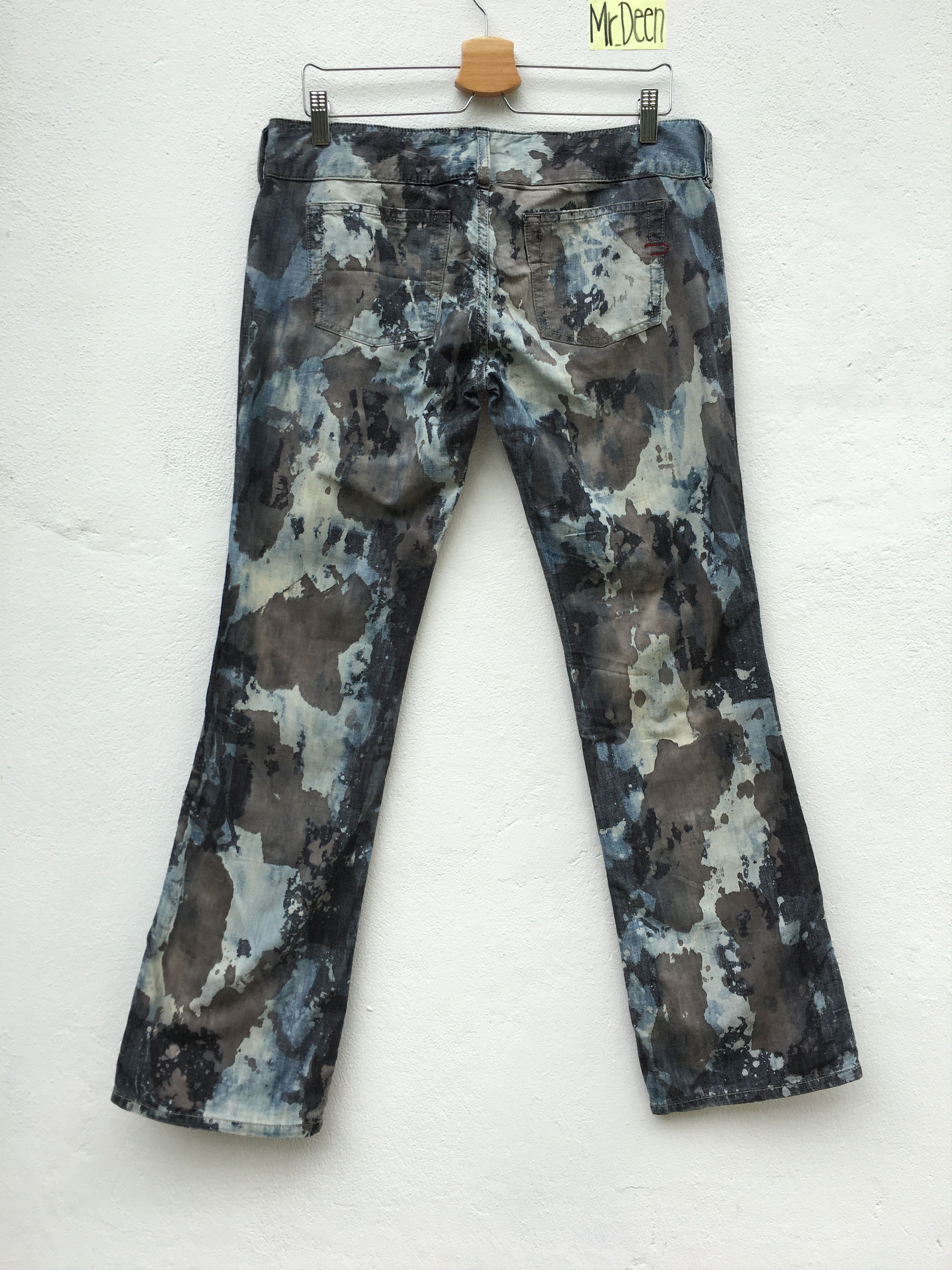 Diesel Rare Diesel Acid Wash Distress Denim Size US 34 / EU 50 - 8 Thumbnail