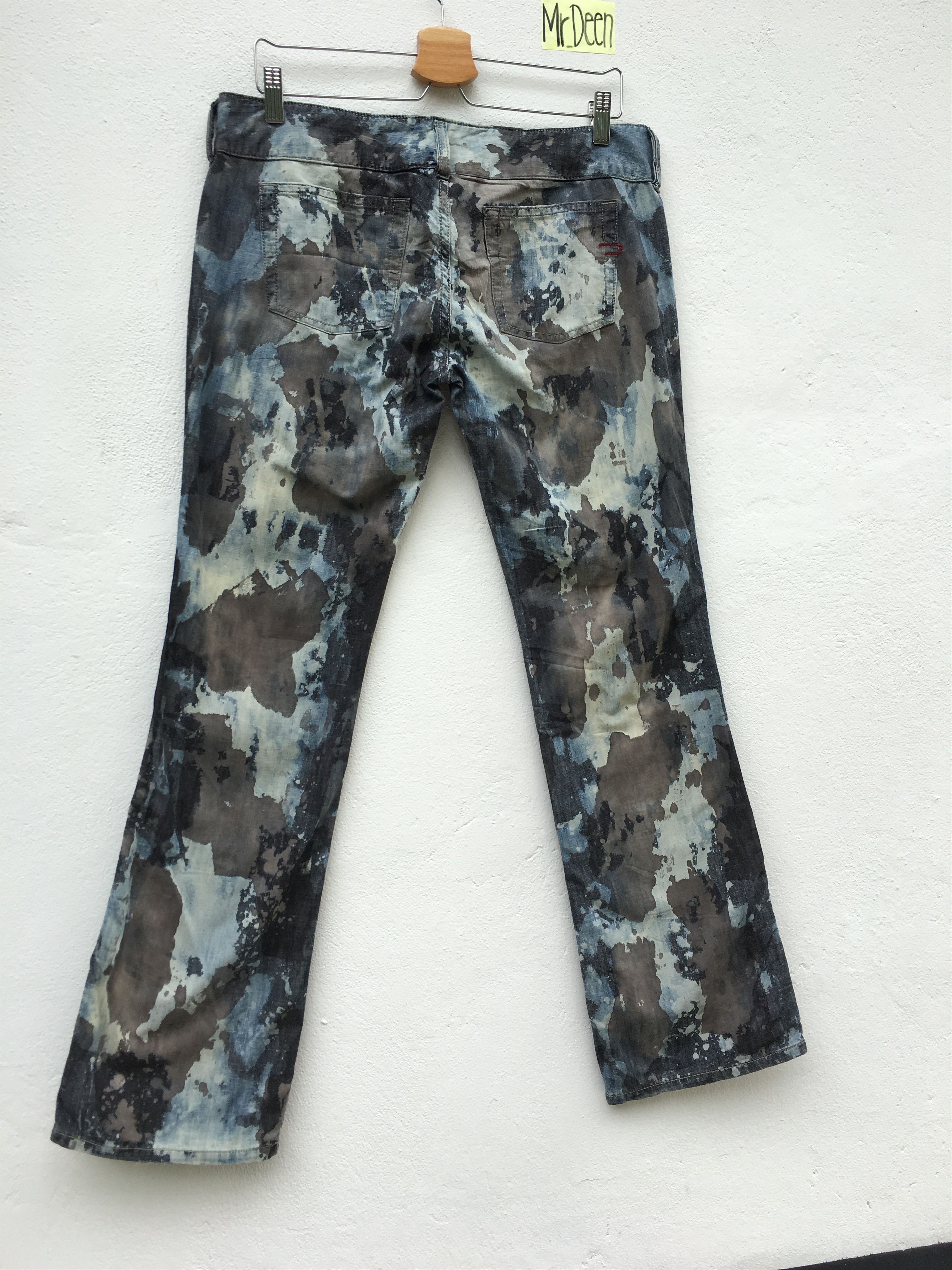 Diesel Rare Diesel Acid Wash Distress Denim Size US 34 / EU 50 - 9 Thumbnail
