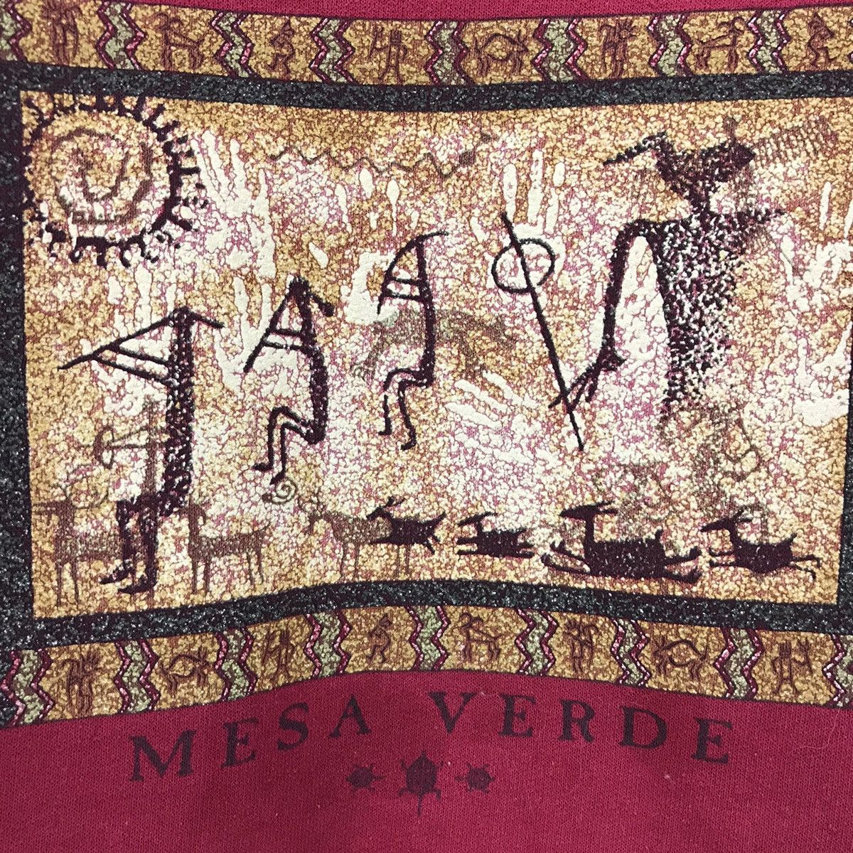 Vintage Vintage Mesa Verde Sweatshirt CrewNeck Pullover Jumper Art Size US L / EU 52-54 / 3 - 4 Thumbnail