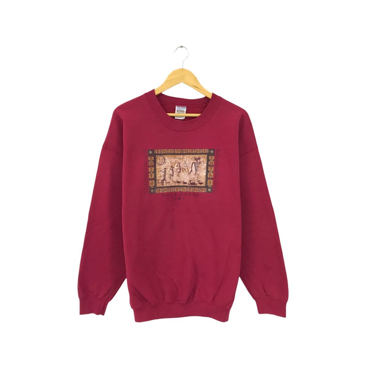 Vintage Vintage Mesa Verde Sweatshirt CrewNeck Pullover Jumper Art Size US L / EU 52-54 / 3 - 1 Thumbnail
