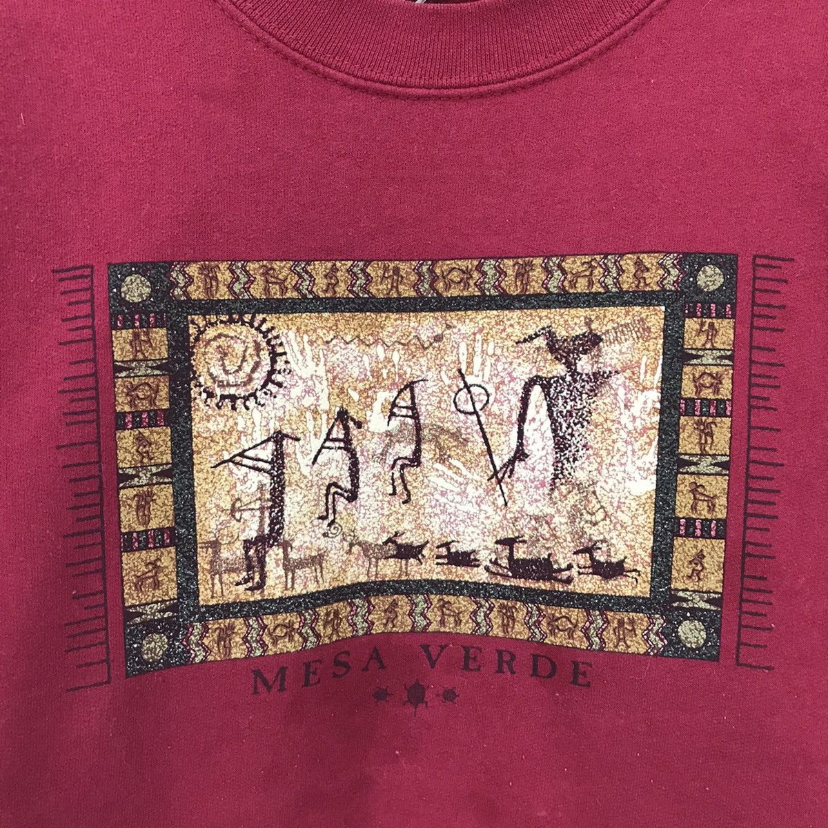 Vintage Vintage Mesa Verde Sweatshirt CrewNeck Pullover Jumper Art Size US L / EU 52-54 / 3 - 3 Thumbnail