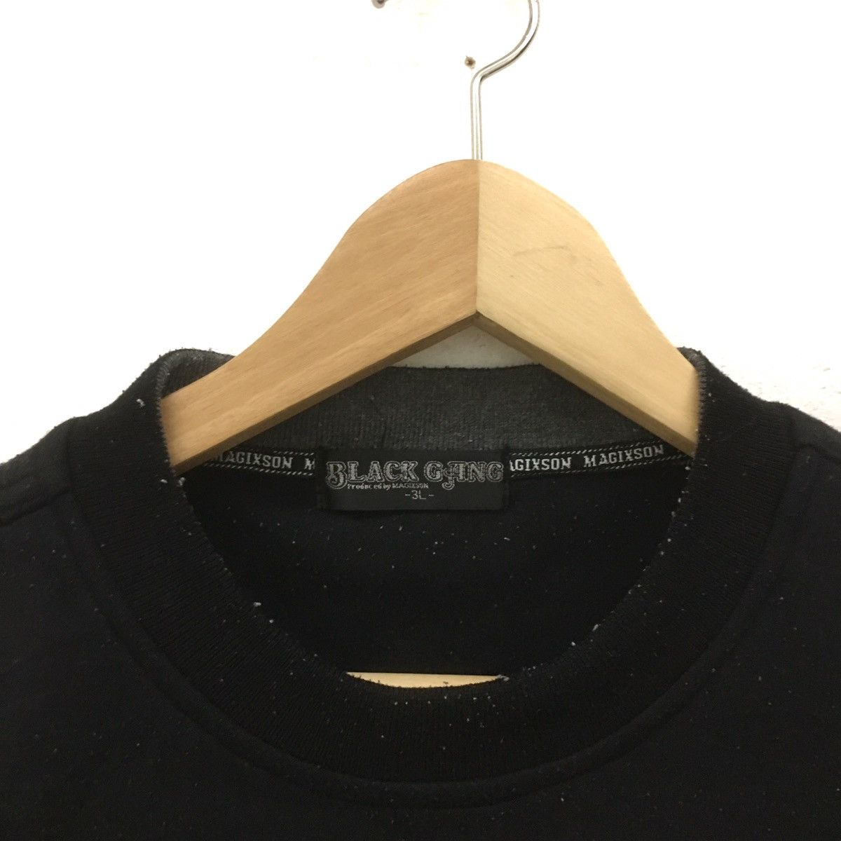 Japanese Brand × Vintage Vintage Black Geng Sweatshirt Embroidery BigLogo Black Geng Size US L / EU 52-54 / 3 - 6 Thumbnail