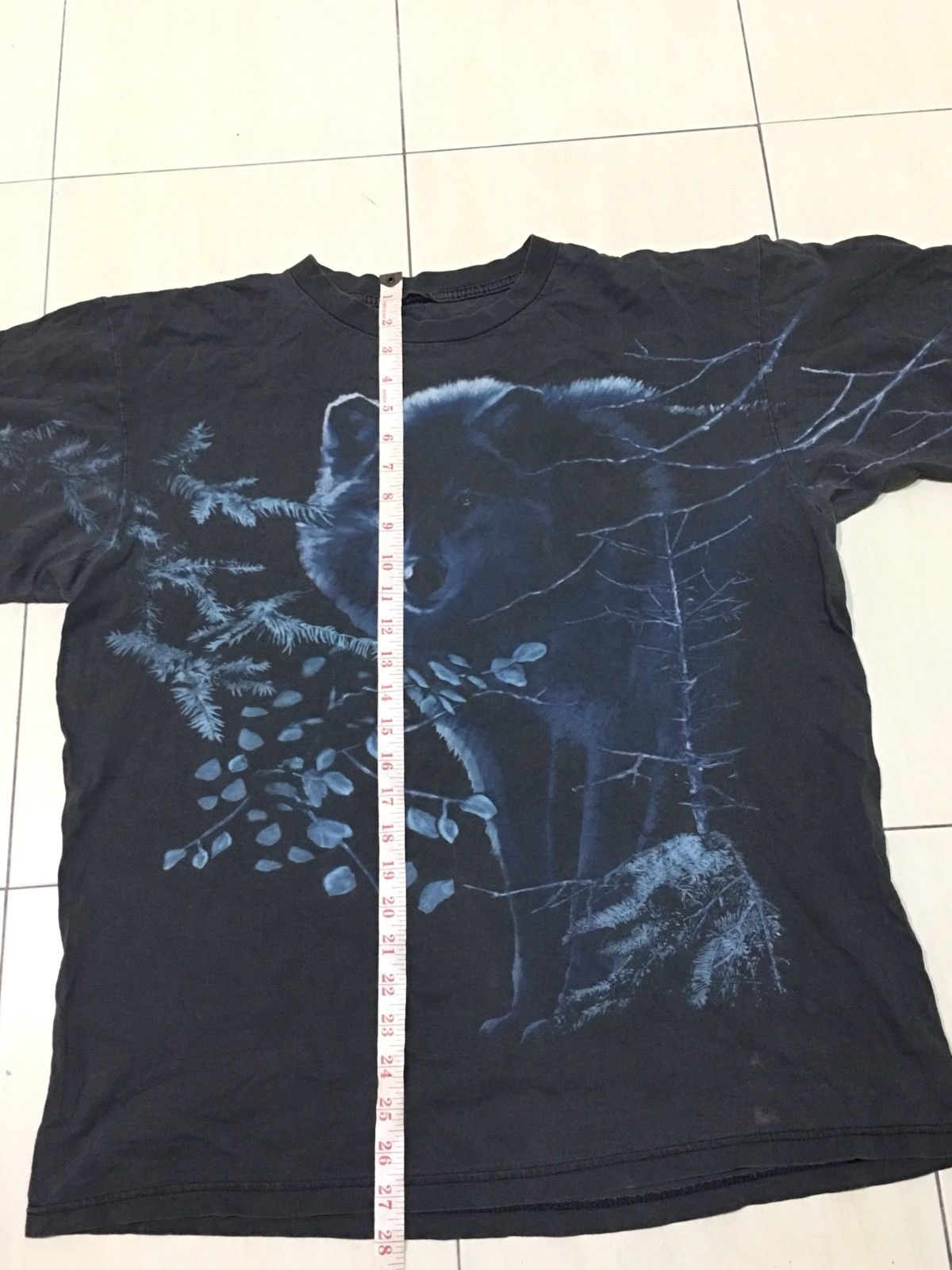 Vintage Vintage Animal Illustration wolf tee Size US L / EU 52-54 / 3 - 7 Thumbnail