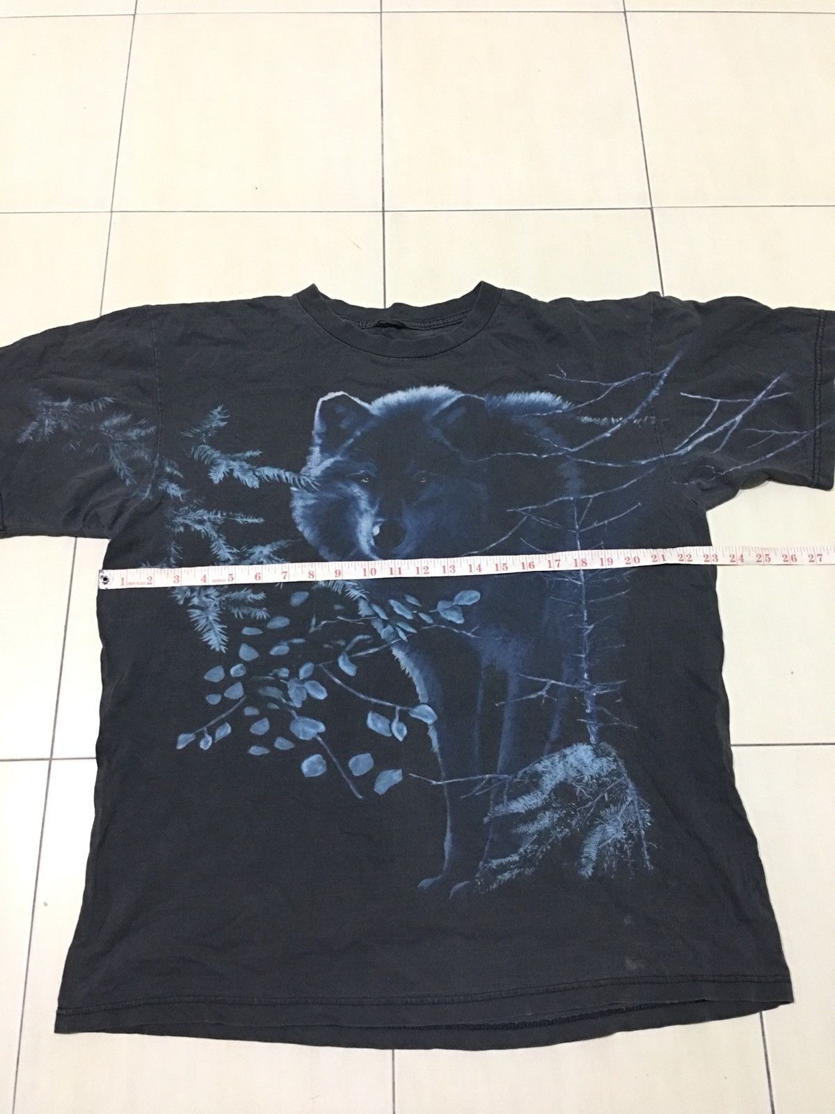Vintage Vintage Animal Illustration wolf tee Size US L / EU 52-54 / 3 - 6 Thumbnail