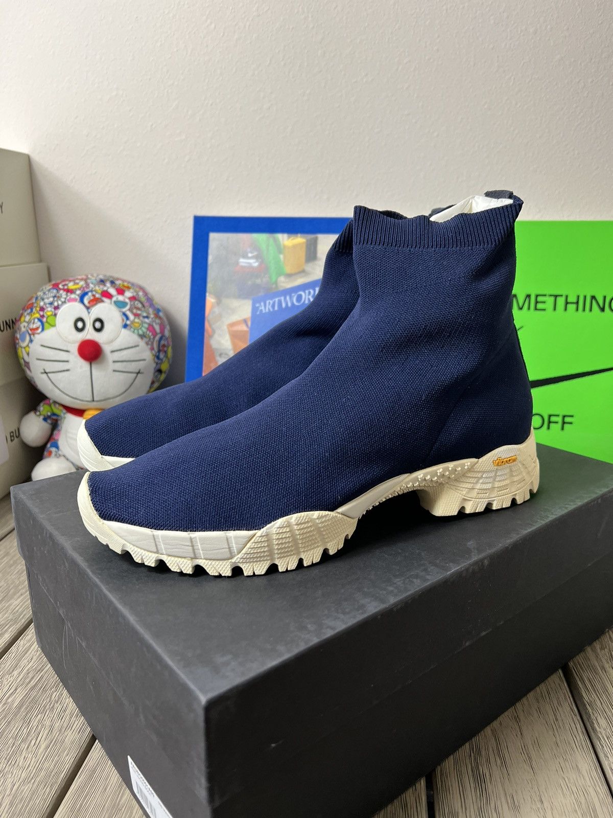 1017 ALYX 9SM Alyx ROA Vibram Knit Hiking Boots Size US 10 / EU 43 - 1 Thumbnail