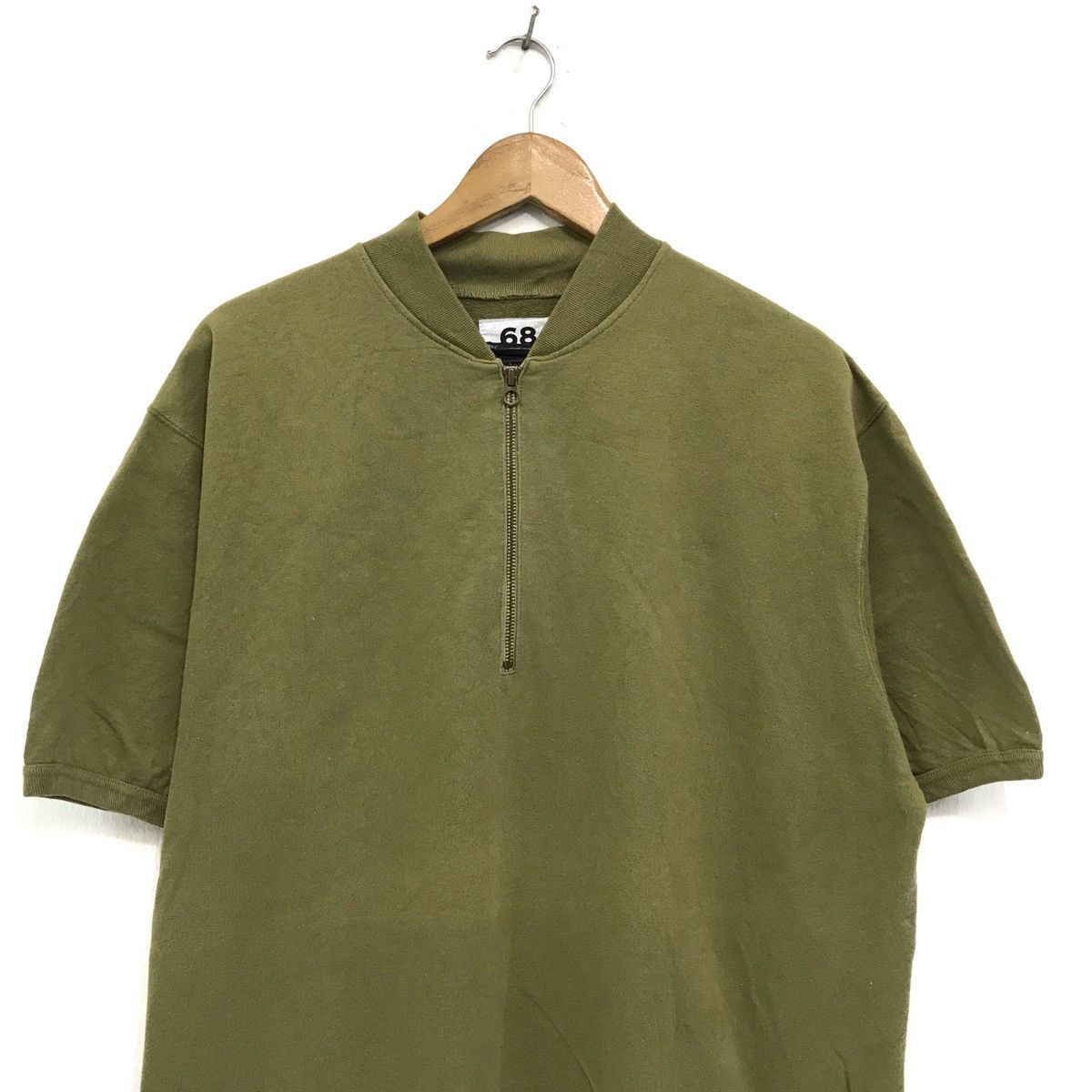 Japanese Brand × Vintage 68&Brothers Halfzip Shirt Embroidery NYC 68&B Size US L / EU 52-54 / 3 - 4 Thumbnail