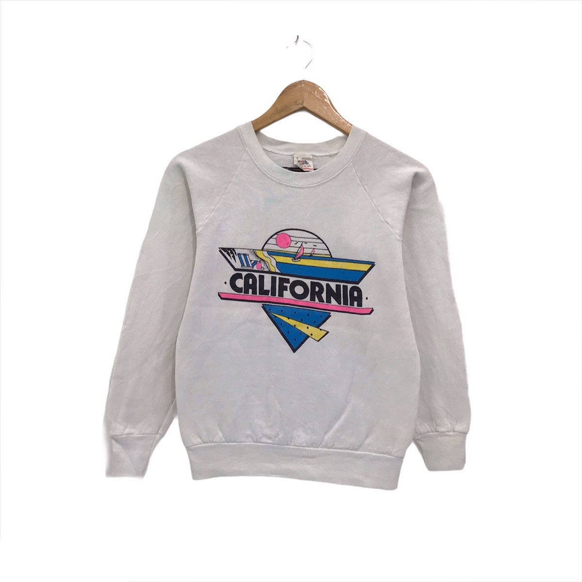 Fruit Of The Loom Vintage 90s California Sweatshirt The California Yacht Club Size US XS / EU 42 / 0 - 1 Thumbnail