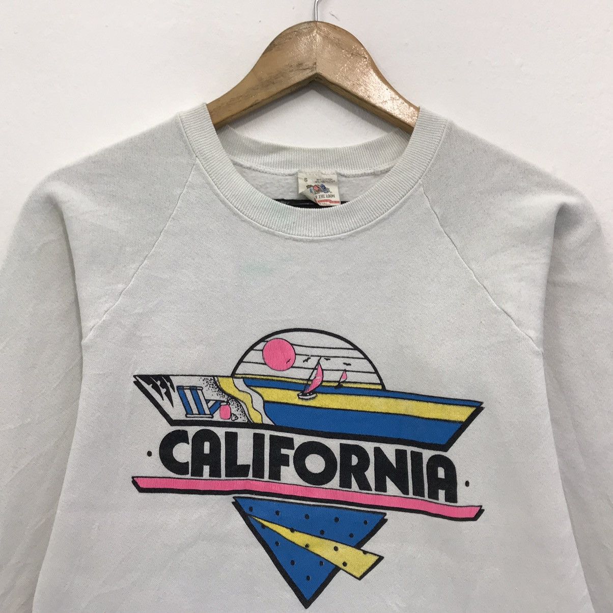 Fruit Of The Loom Vintage 90s California Sweatshirt The California Yacht Club Size US XS / EU 42 / 0 - 3 Thumbnail