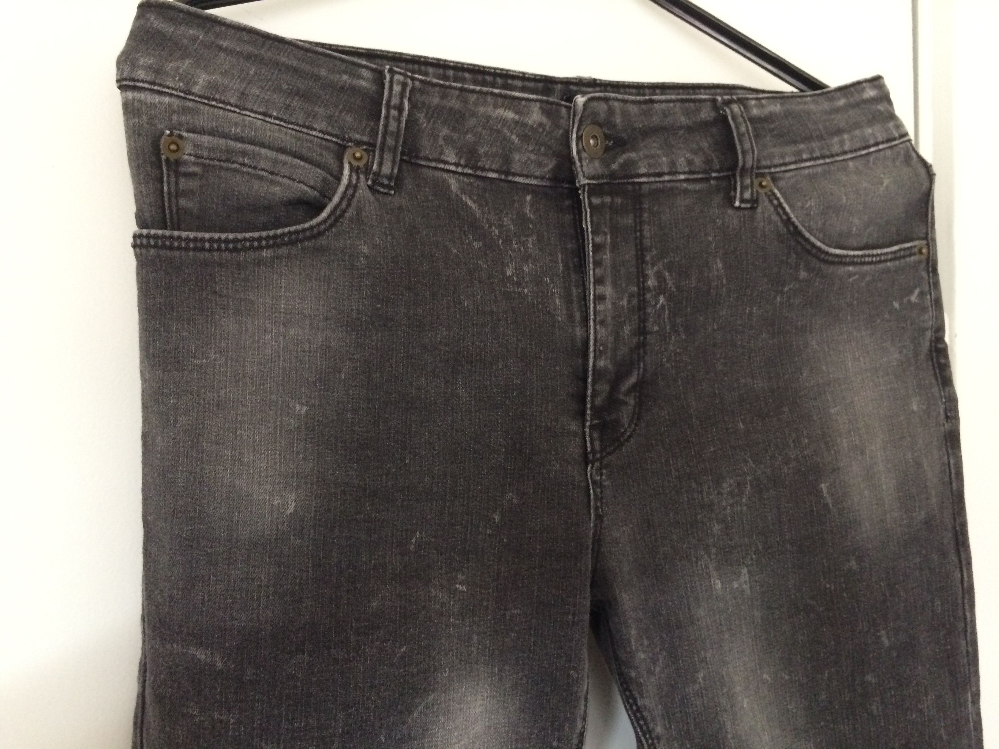 Asos Designer jeans - not leather biker pants jacket coat Size US 32 / EU 48 - 3 Thumbnail