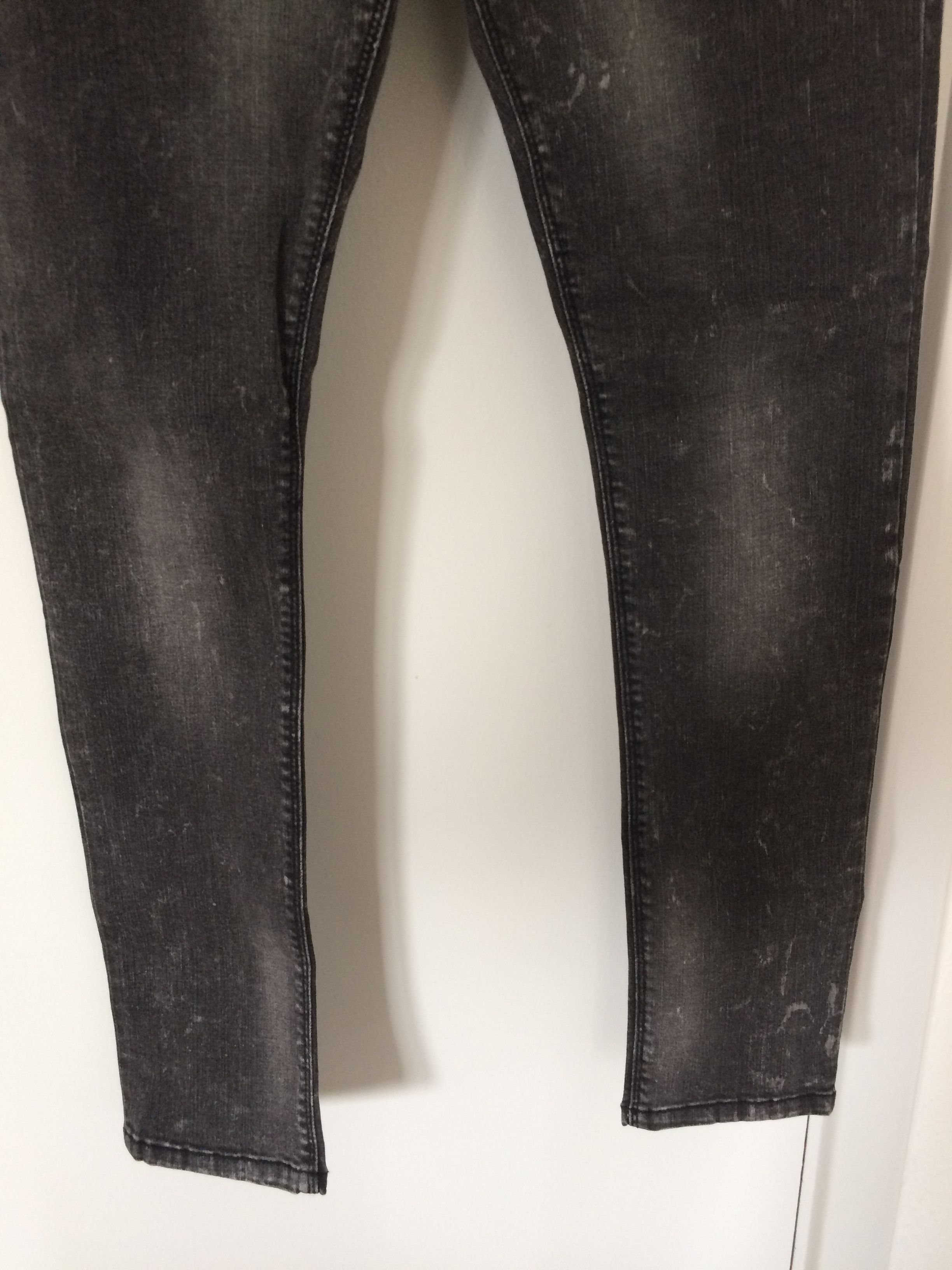 Asos Designer jeans - not leather biker pants jacket coat Size US 32 / EU 48 - 4 Thumbnail