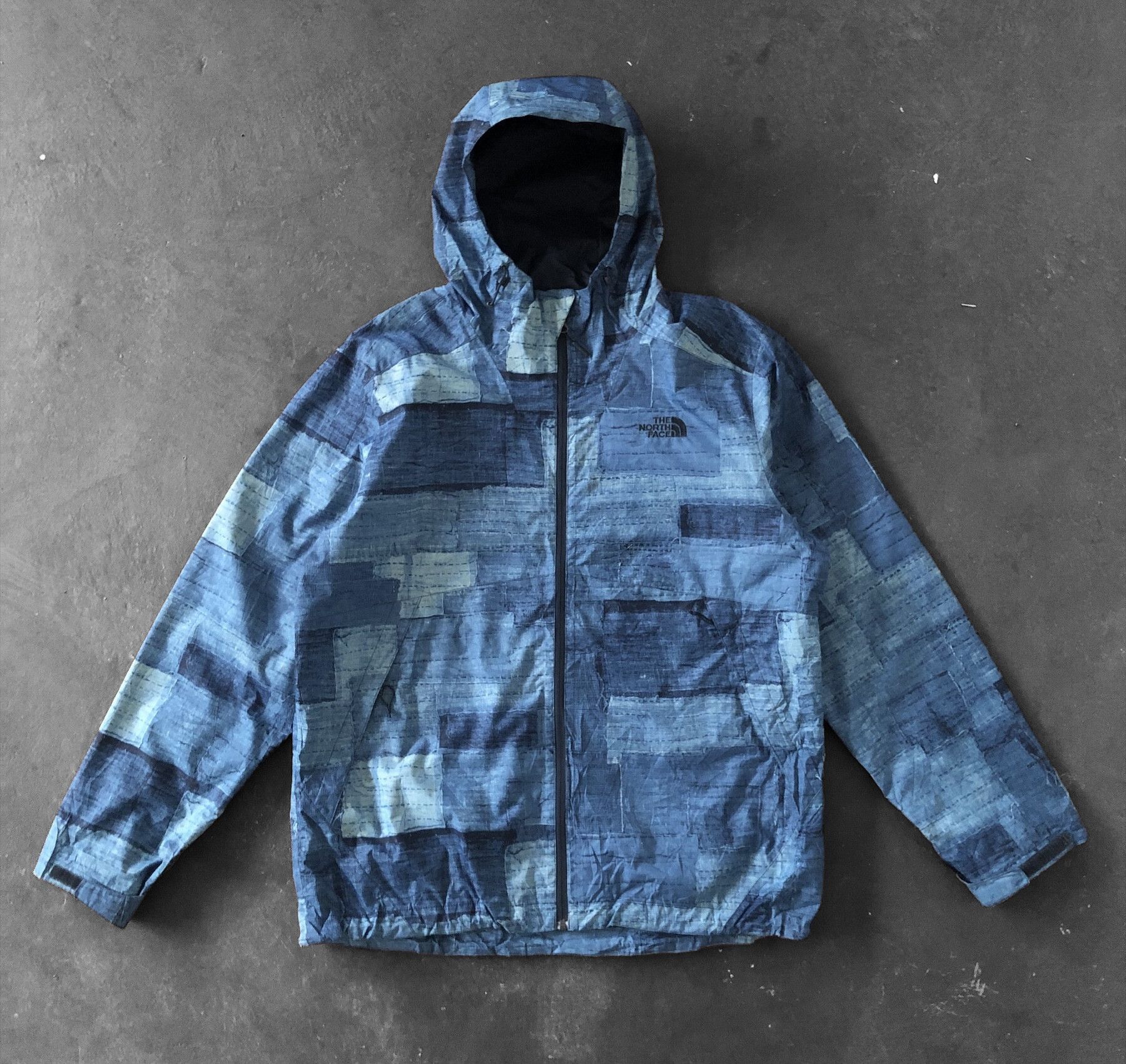 The North Face RARE🔥TNF SASHIKO BORO PATCHWORK PRINT MILLERTON JACKET Size US XL / EU 56 / 4 - 1 Thumbnail