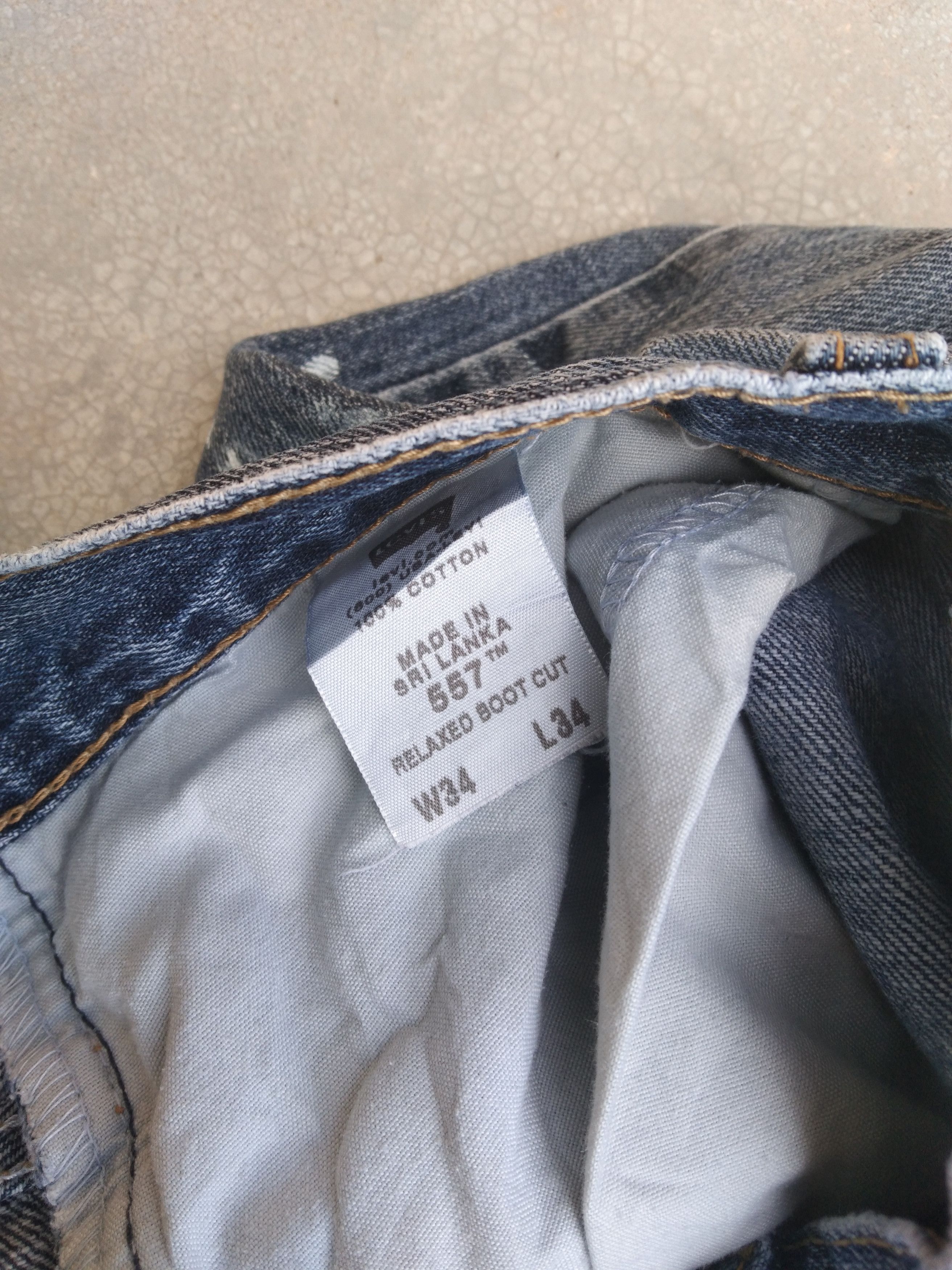 Levi's Vintage Levi's Jeans 557 Relaxed Boot Cut Painter Denim Size US 34 / EU 50 - 9 Thumbnail
