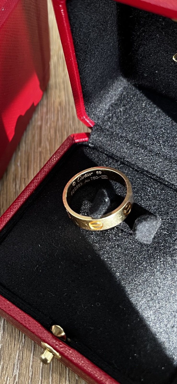 Cartier Cartier Love Ring 18k Gold (unisex) Size ONE SIZE - 10 Thumbnail